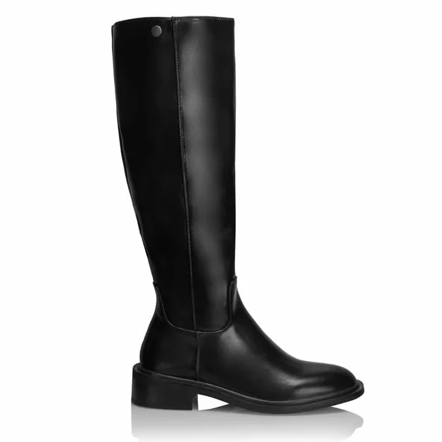 Botas de equitación para mujer con cremallera lateral