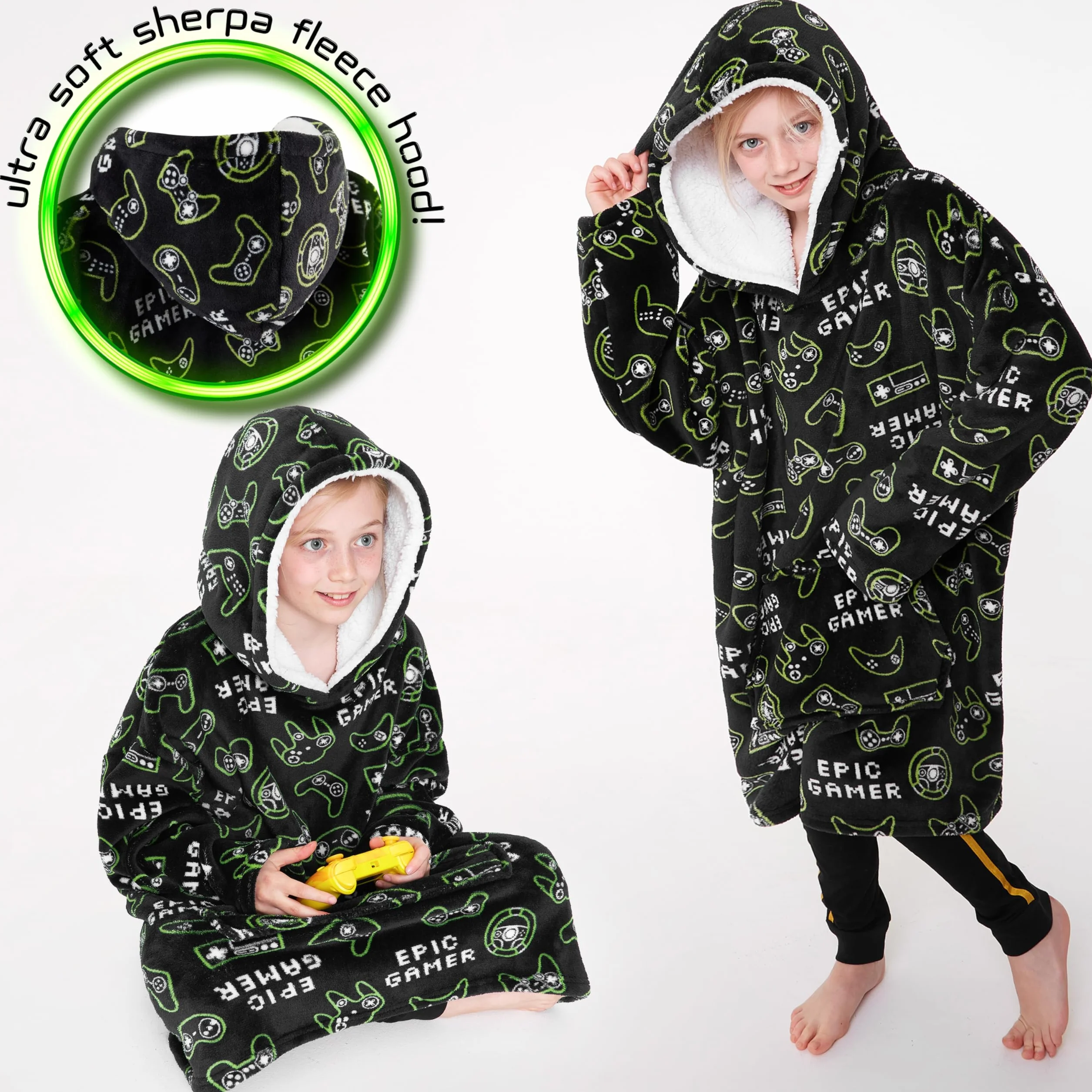 CityComfort Sudadera Niño Divertida - Sudadera Manta para Niños
