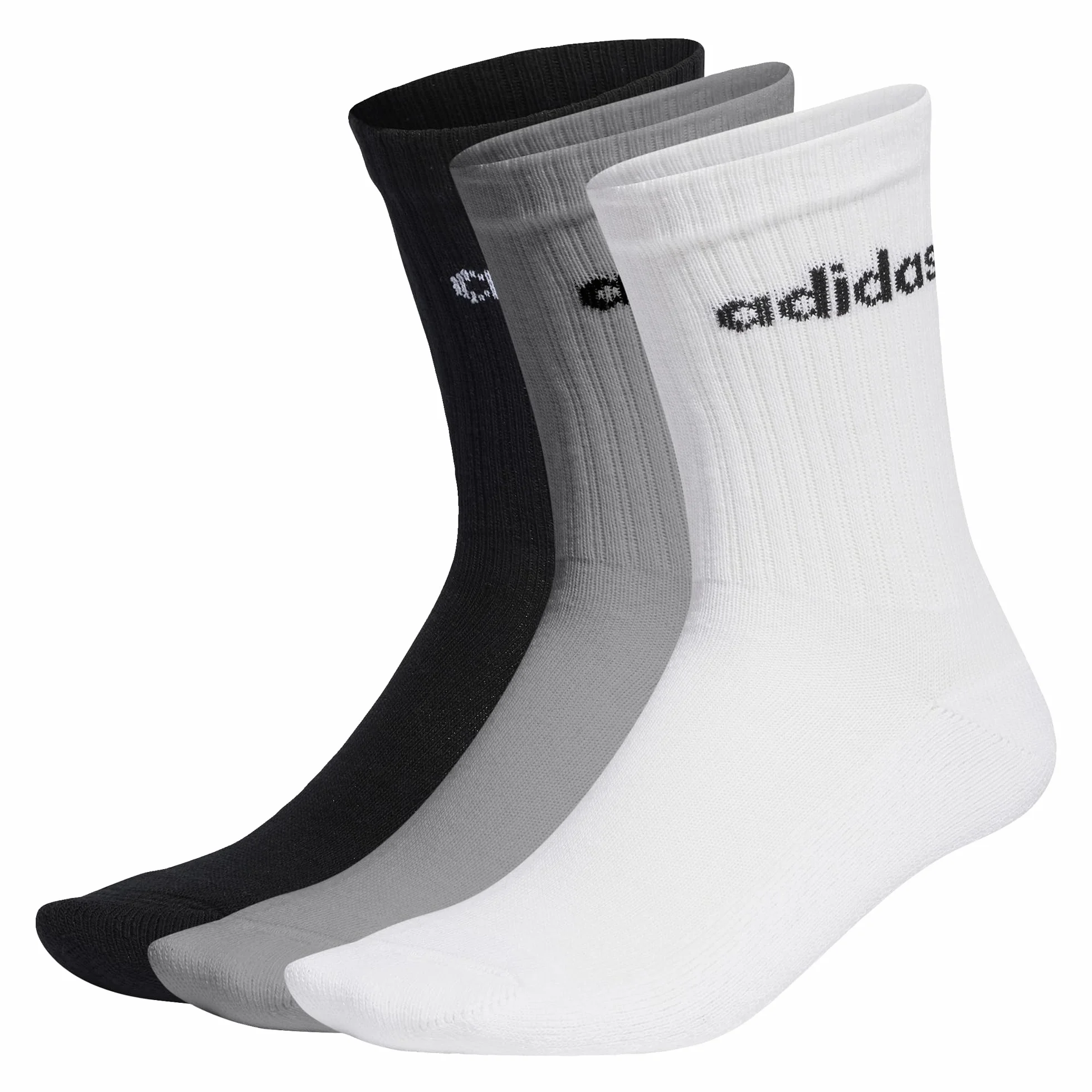 adidas Unisex Calcetines clásicos Linear Cushioned