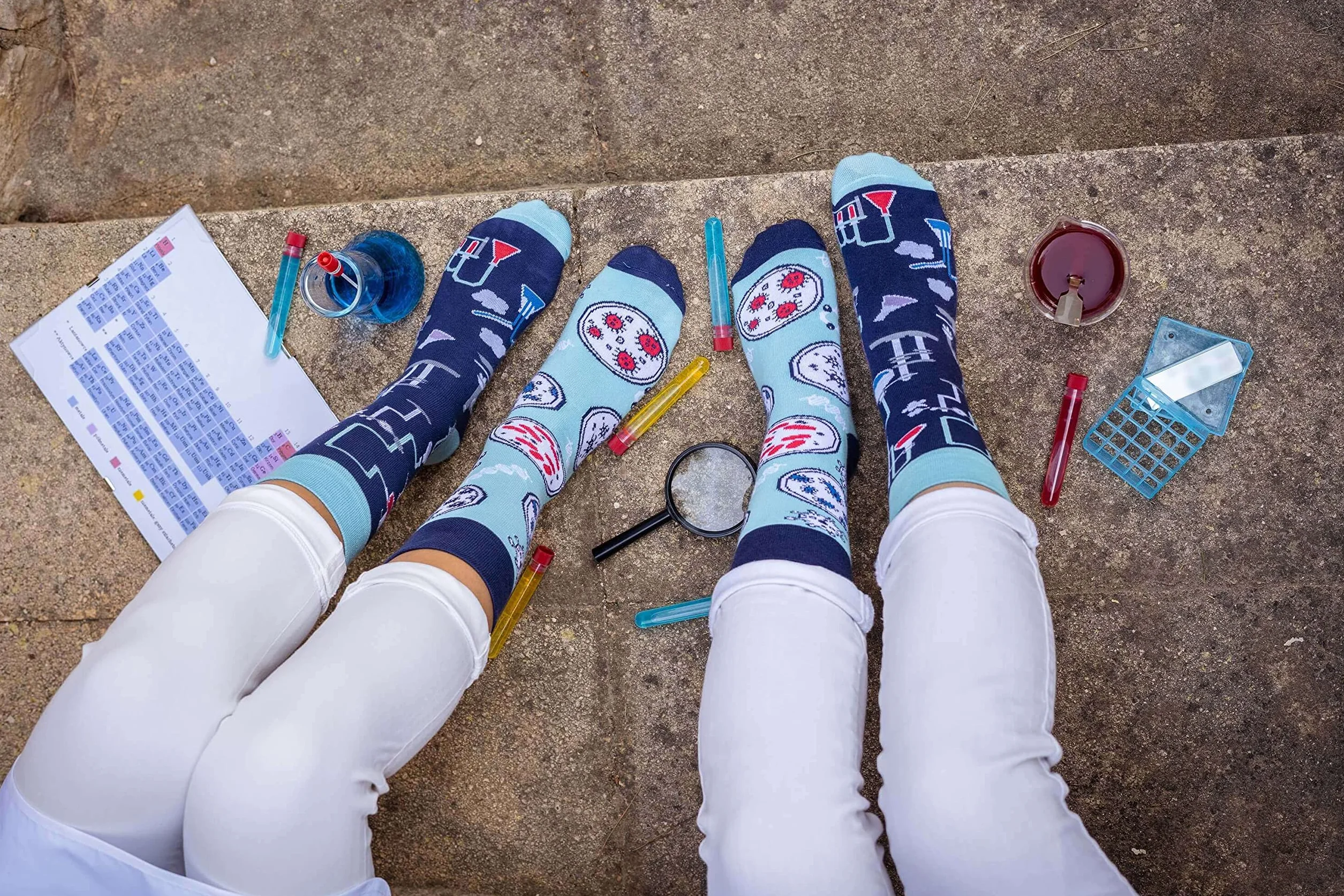 Spox Sox - calcetines coloridos, divertidos y extravagantes - un regalo divertido
