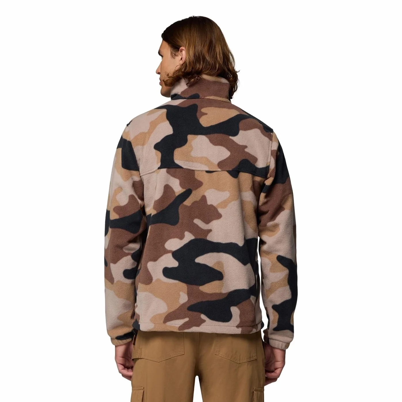 Columbia Steens Mountain Printed Jacket Chaqueta de forro polar con cremallera completa Hombre (Pack de 1)