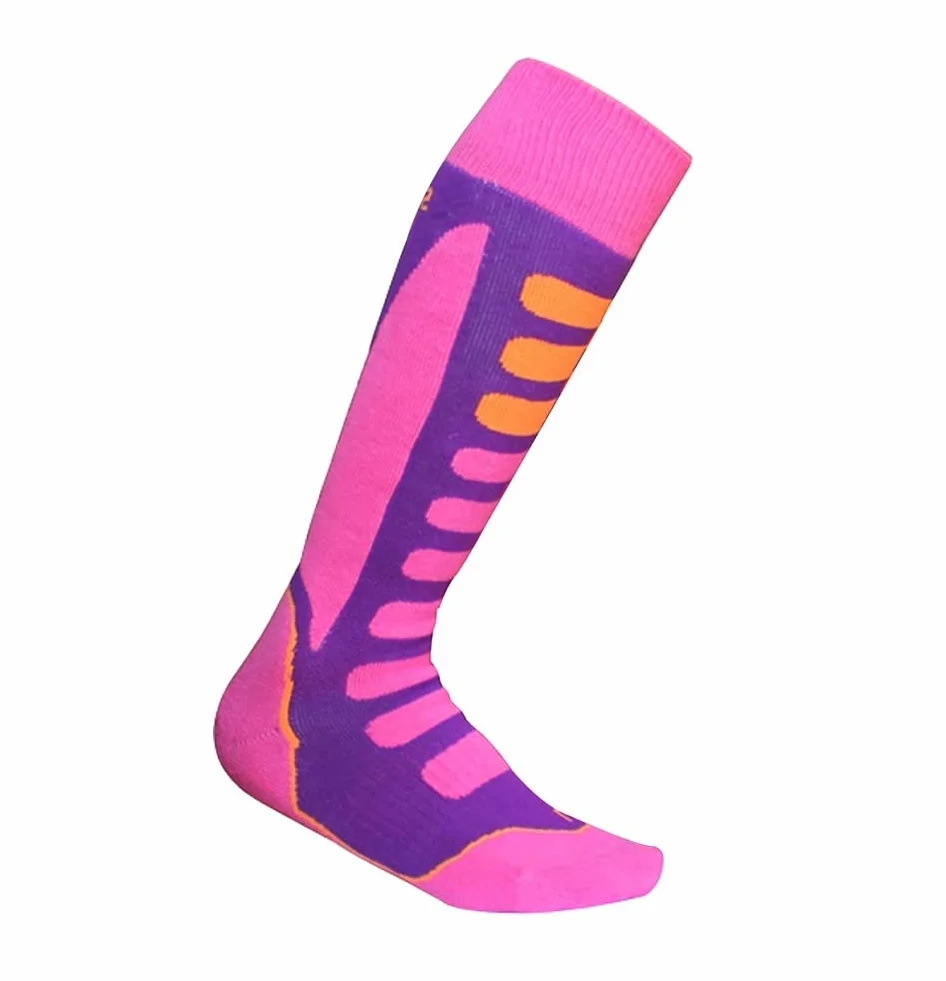 Calcetines de Esquí de Invierno Térmico Calientes para Snowboard, Ciclismo, Trekking, Calcetine Deportes Control de Humedad Anti-Odor Anti-Bacteriano para Ninas Niños