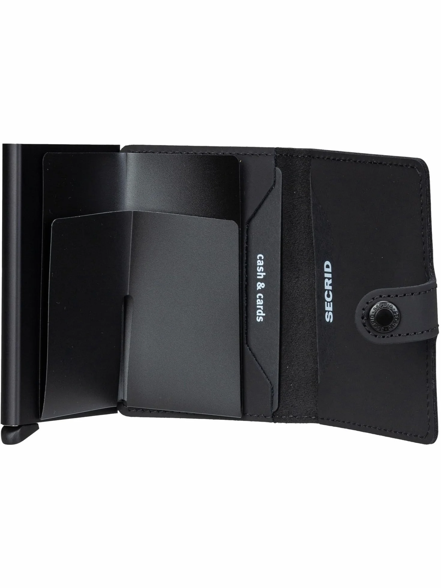 Secrid Miniwallet Matte Black. Cartera Tarjetero para Hombre