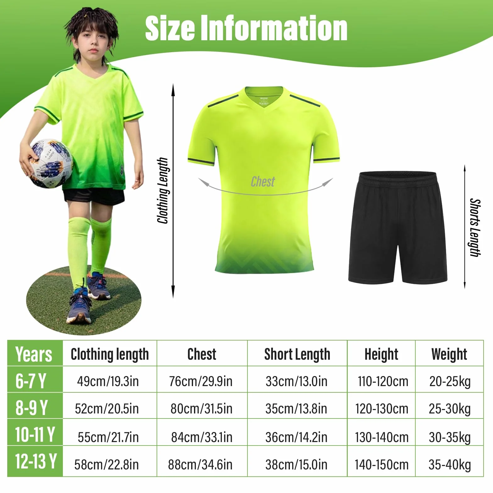 Set Deportivo Kinder, Ropa Deportiva de Secado Rápido para Niños, Conjunto de Camiseta Deportiva para Fútbol, Chaqueta de Entrenamiento