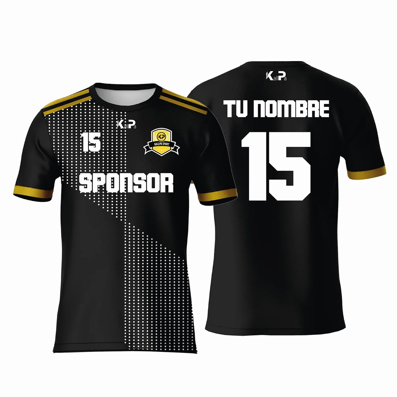 Equipación Deportiva de fútbol Personalizada. Unisex niños y Adultos. Solo Camiseta. Personaliza con tu Nombre, Escudo y número. Diferentes Modelos y Colores.