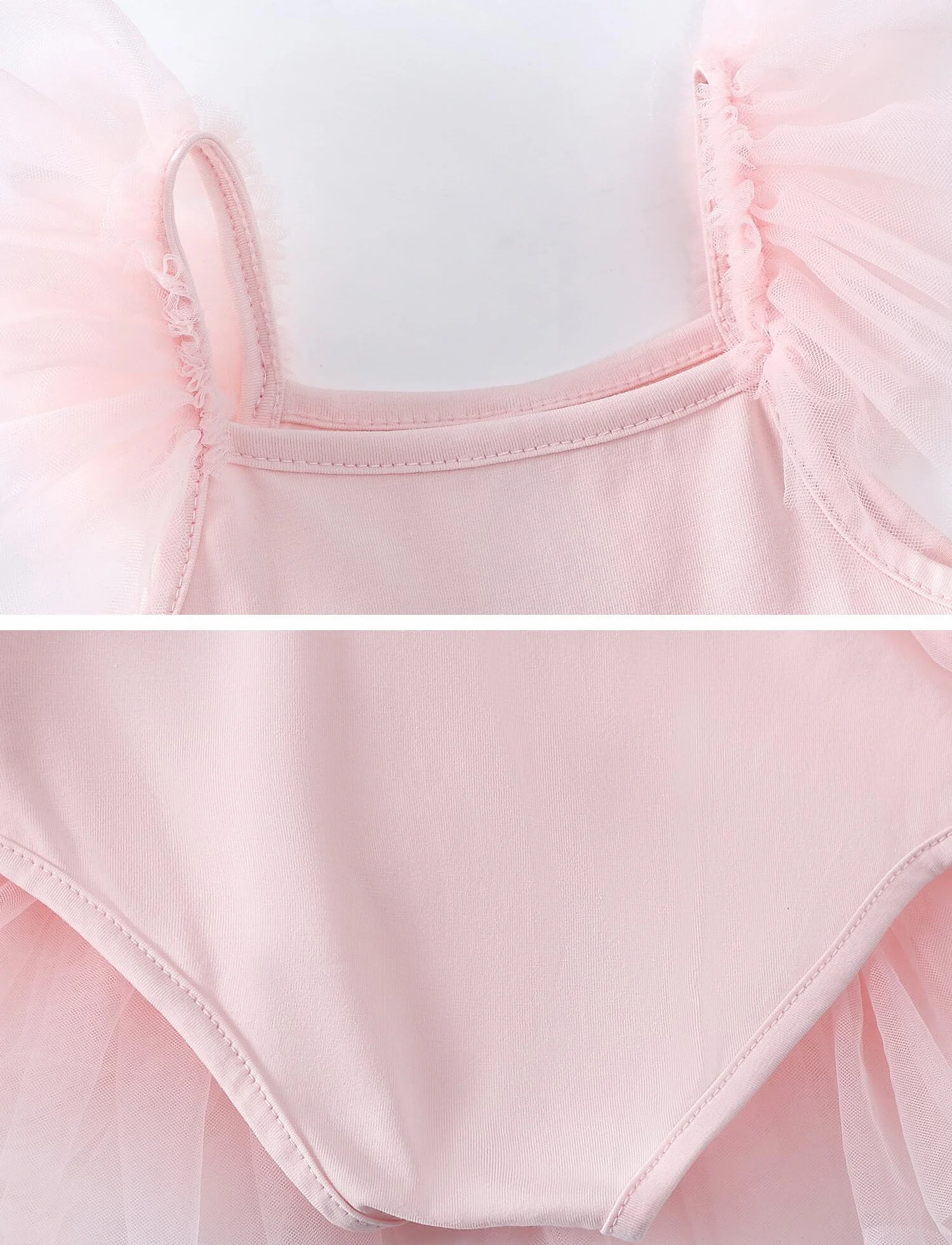 AIEOE Danza Clásica Niña Tutu Vestido Ballet Leotardo de Algodón Sin Mangas (Caballo con Botón) 1-8 Años