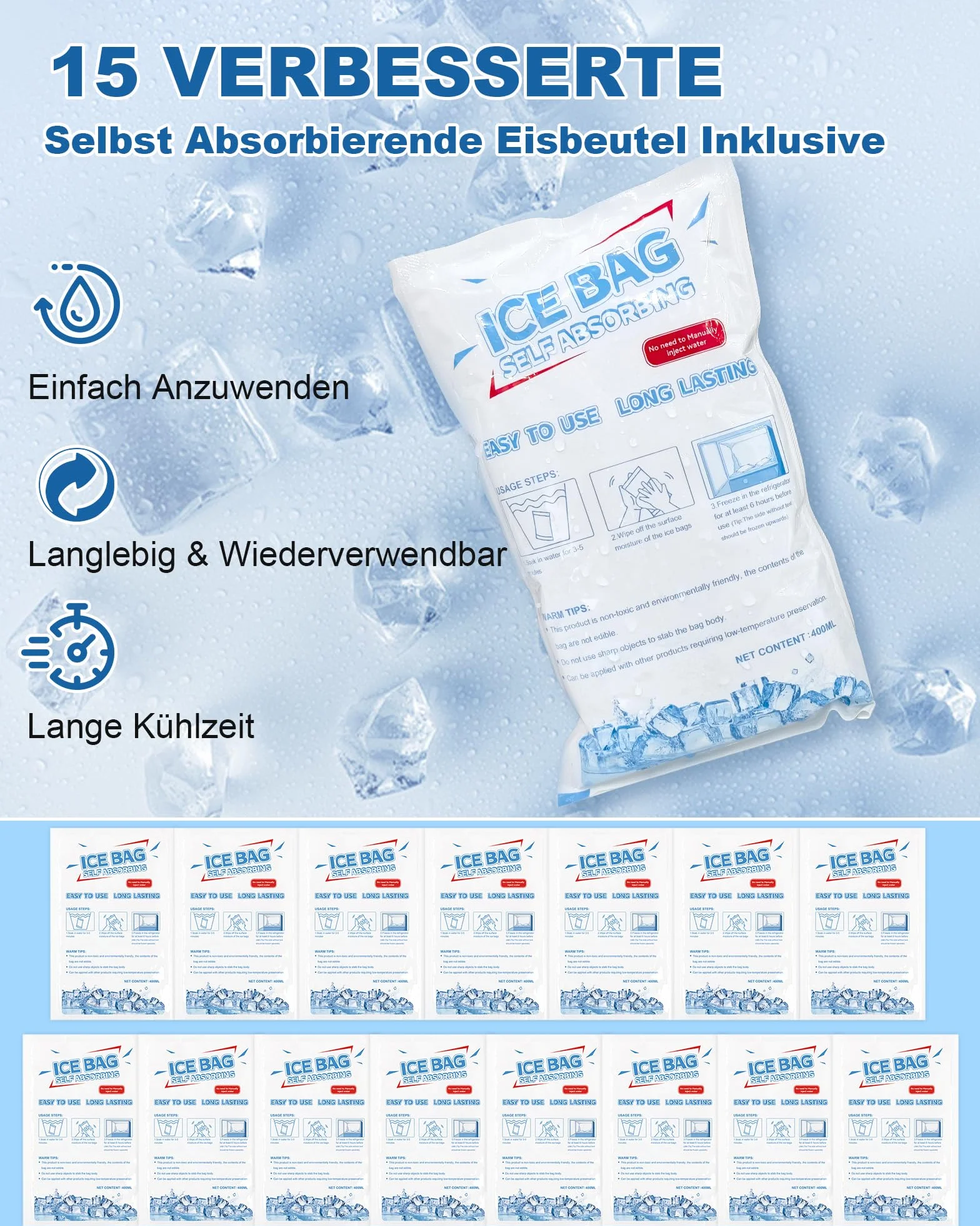 FERNIDA Chaleco refrigerante unisex reflectante ajustable con bolsas de hielo para pesca, ciclismo, correr, jardinería, construcción, tiempo de enfriamiento prolongado