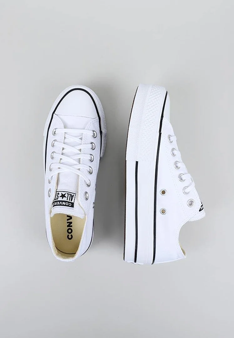 Converse Ox Platform 560251C Bianco Bianco/8.5 - 39 1/2