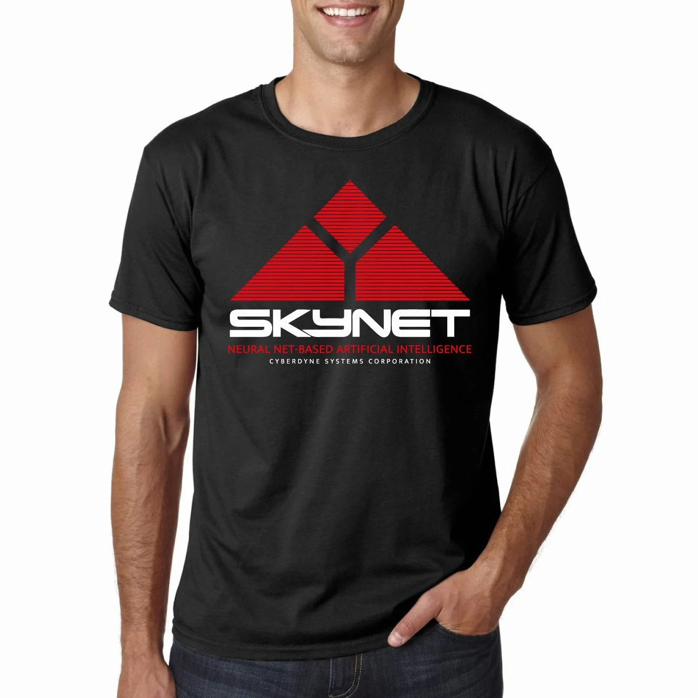 Skynet - Camiseta Hombre Manga Corta