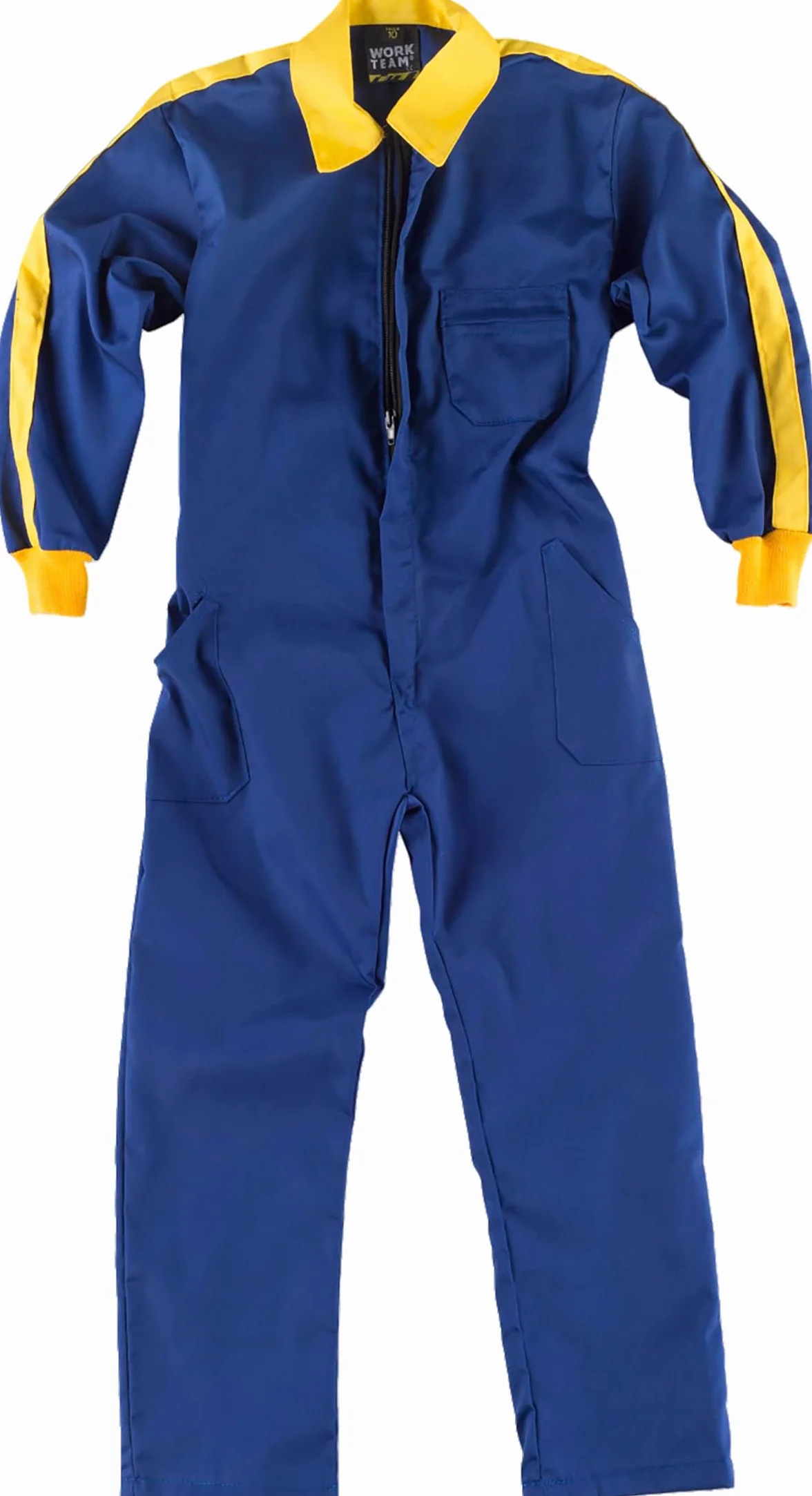 WORKTEAM Buzo de Niño, Infantil, Tipo Trabajo Combinado, Mono Niño con Cremallera Oculta, Multibolsillos, Puños Elásticos y Tejido Resistente. Niño y Niña