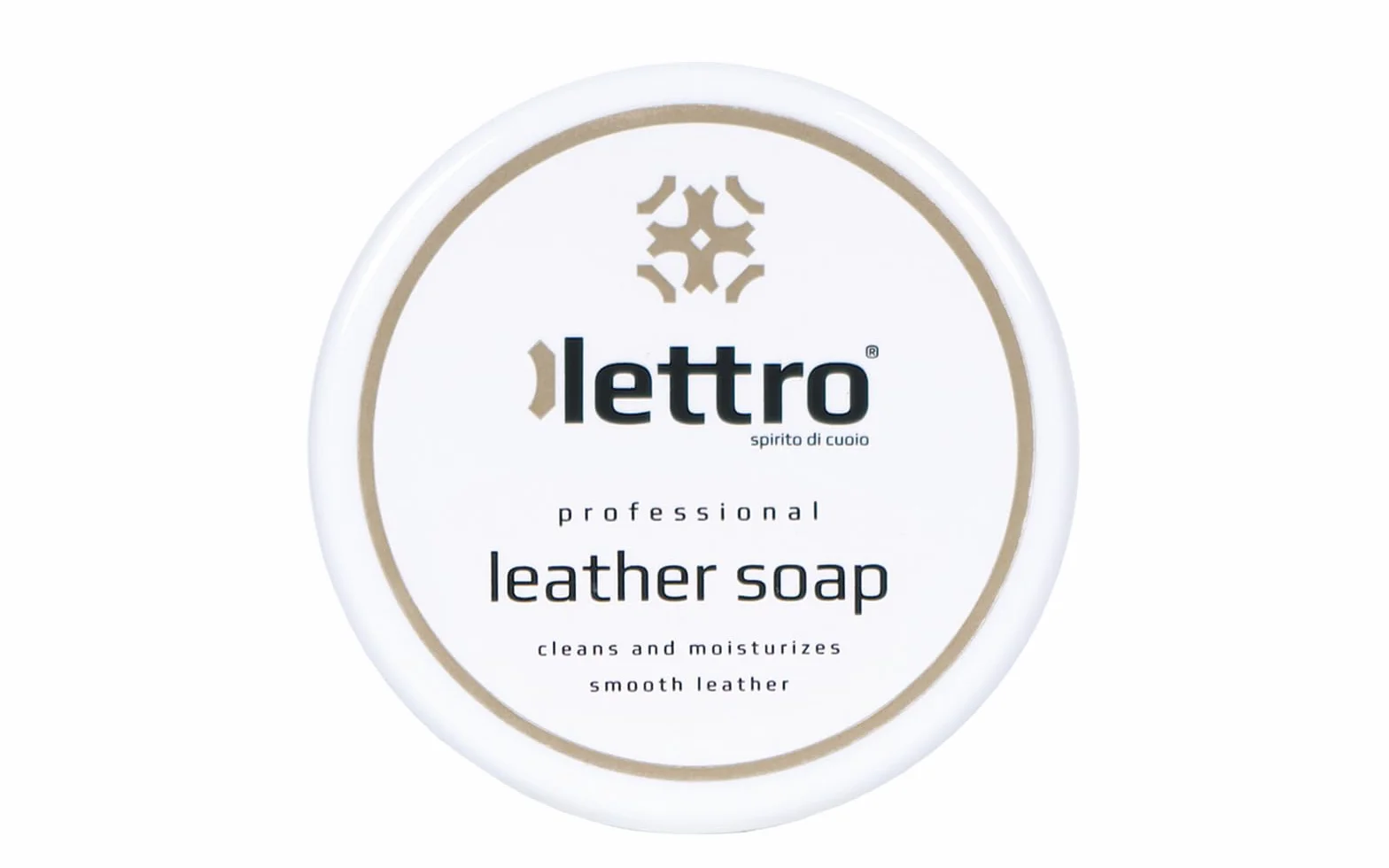 Lettro Jabón para Cuero Limpieza Efectiva con Efecto Acondicionador Hidratante para Sillas de Montar, Bolsos, Asientos de Automóviles, Muebles, Zapatos y Artículos de Cuero, 100 ml - 3.40 fl. oz.