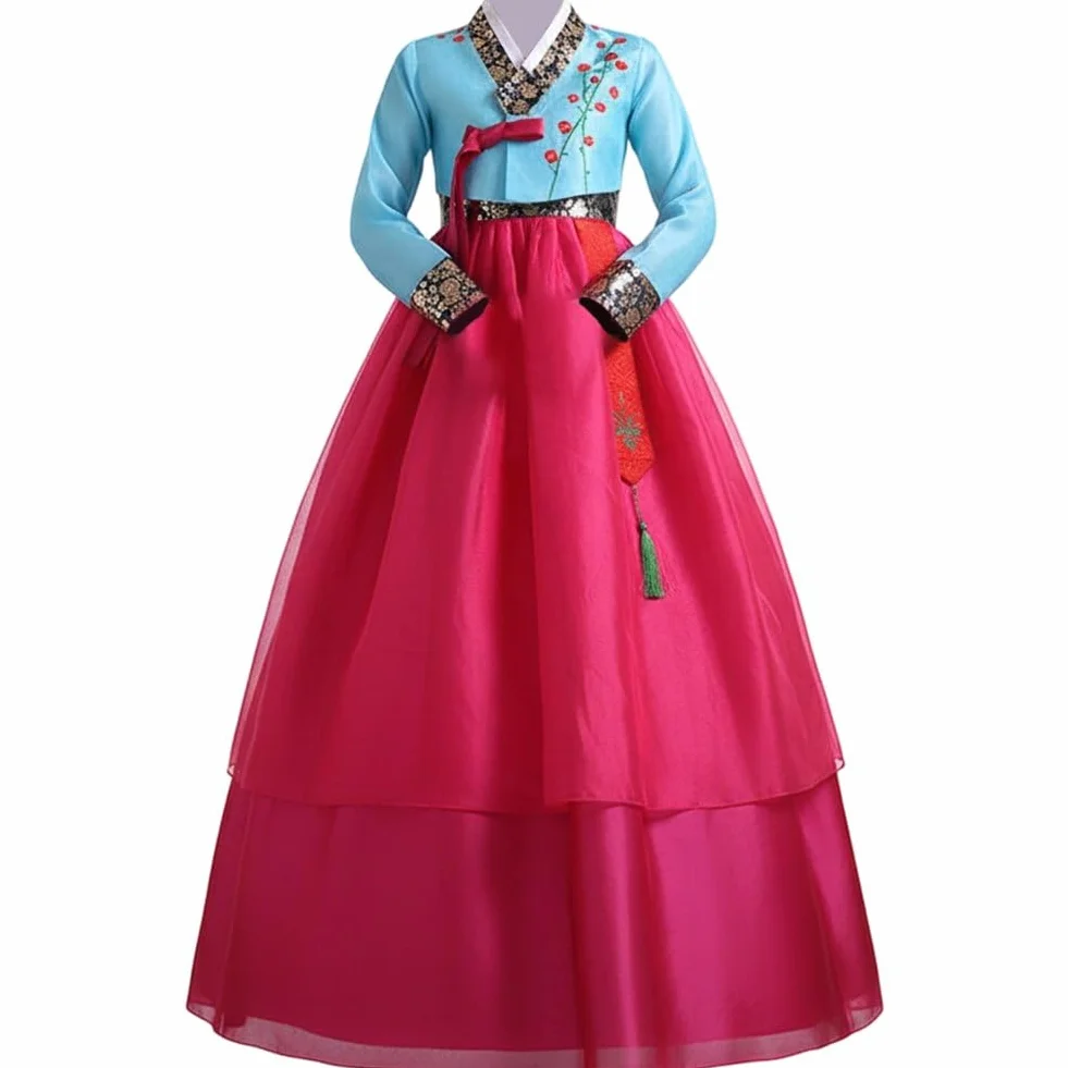 Hanbok Coreano Traje Tradicional para Mujer Boda Palacio Halloween Cosplay