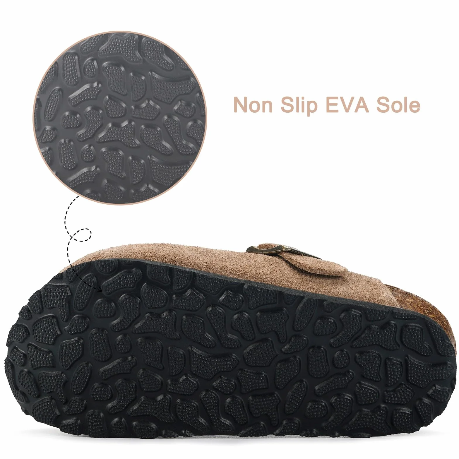 Zuecos Niña Pantuflas Unisex Niños Mulas Ajustables Sandalias Jardín Zapatillas de Estar