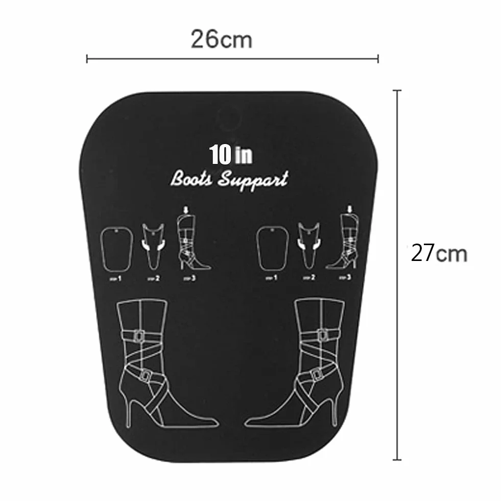QUUPY 2 pares de insertos de plástico para botas altas para mujer (27 cm)