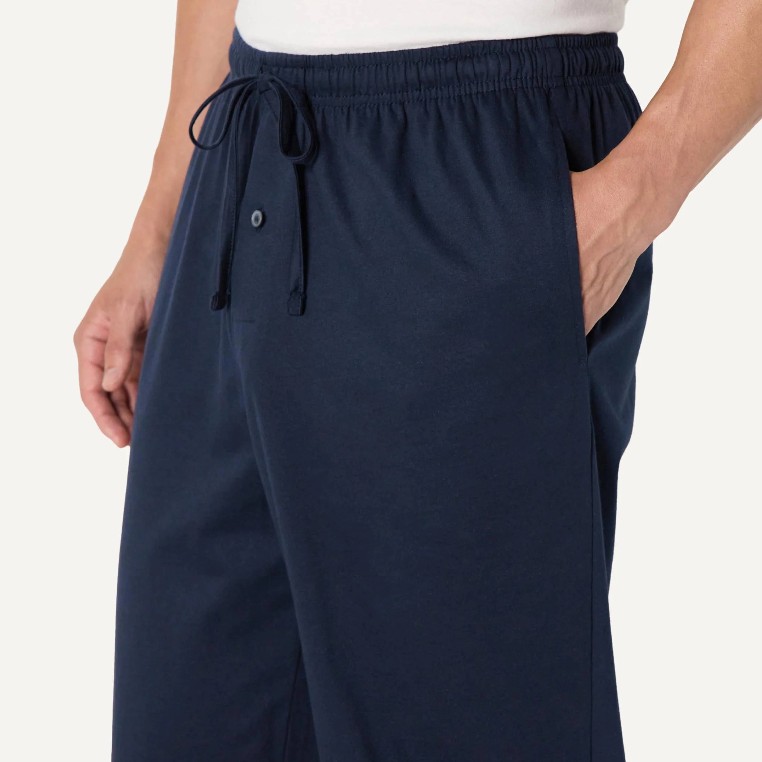 Amazon Essentials Hombre Pantalón de Pijama de Punto de algodón