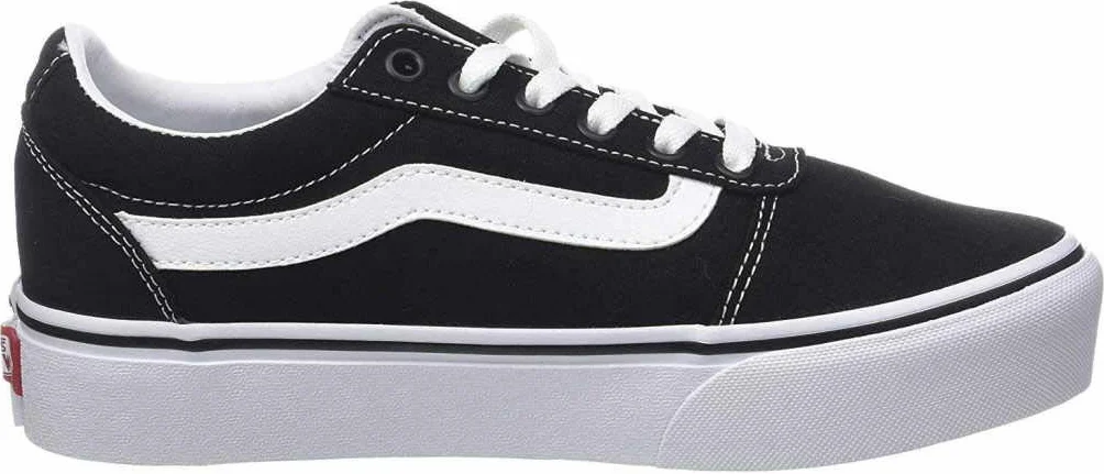 Vans Ward Platform Sneaker Patchwork Light Blue 36 EU