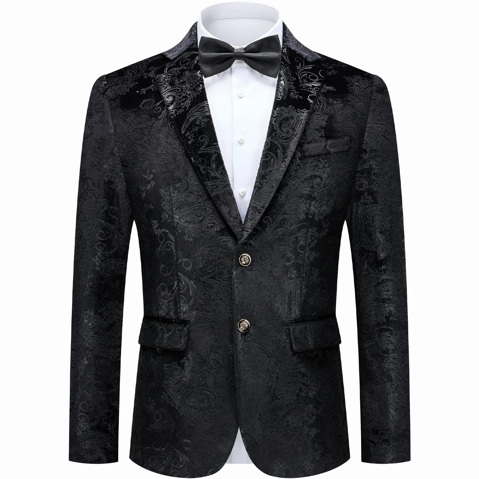 Blazer para Hombre de Lentejuelas Chaqueta Elegante con Purpurina Dorada Blazers Casual de Boda