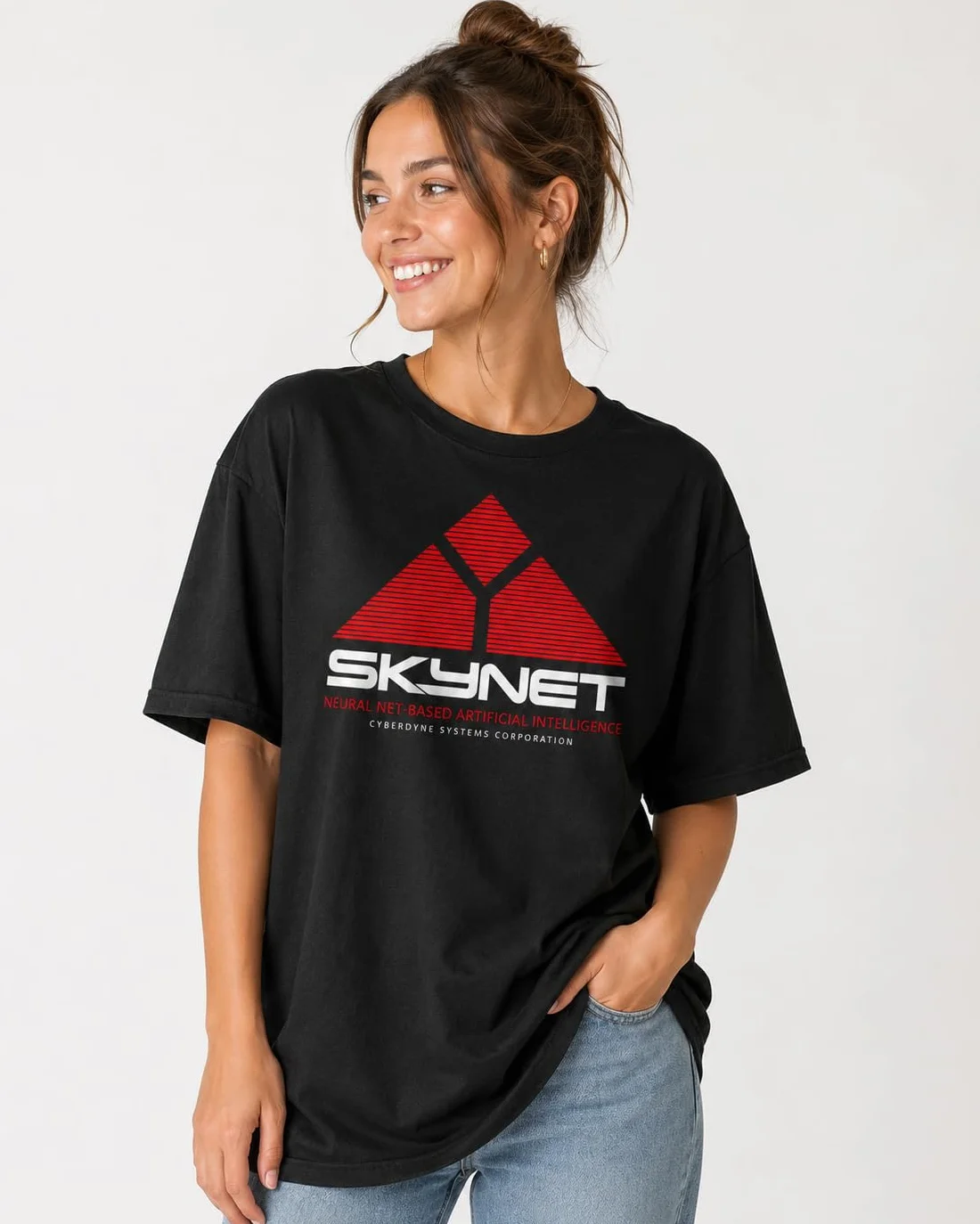 Skynet - Camiseta Hombre Manga Corta