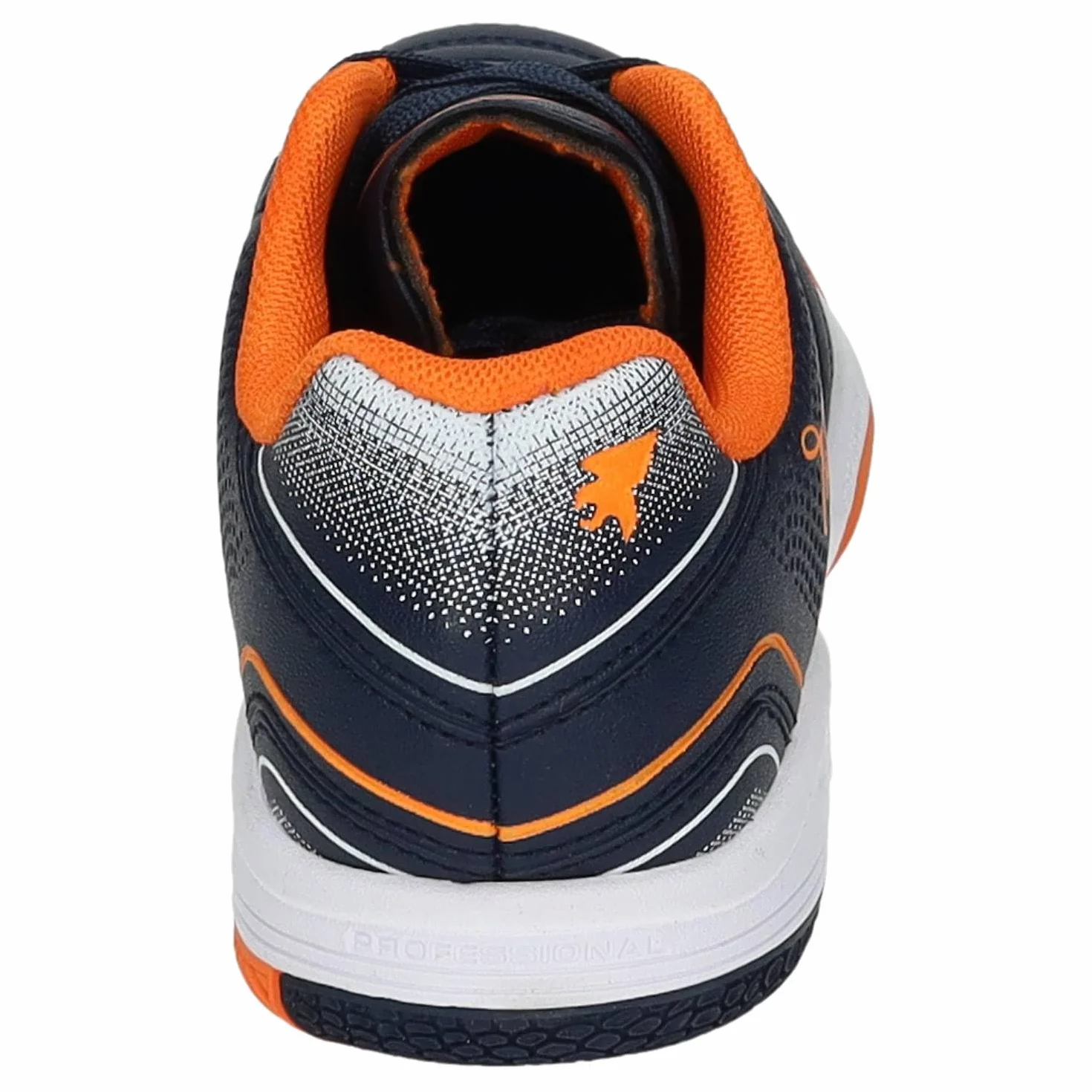 Joma TOJW2503INE Calzado fútbol Sala Indoor Azul Marino y Naranja, Ligera, Suela Durability, Plantilla extraíble y Antideslizante NIÑO Deportivos