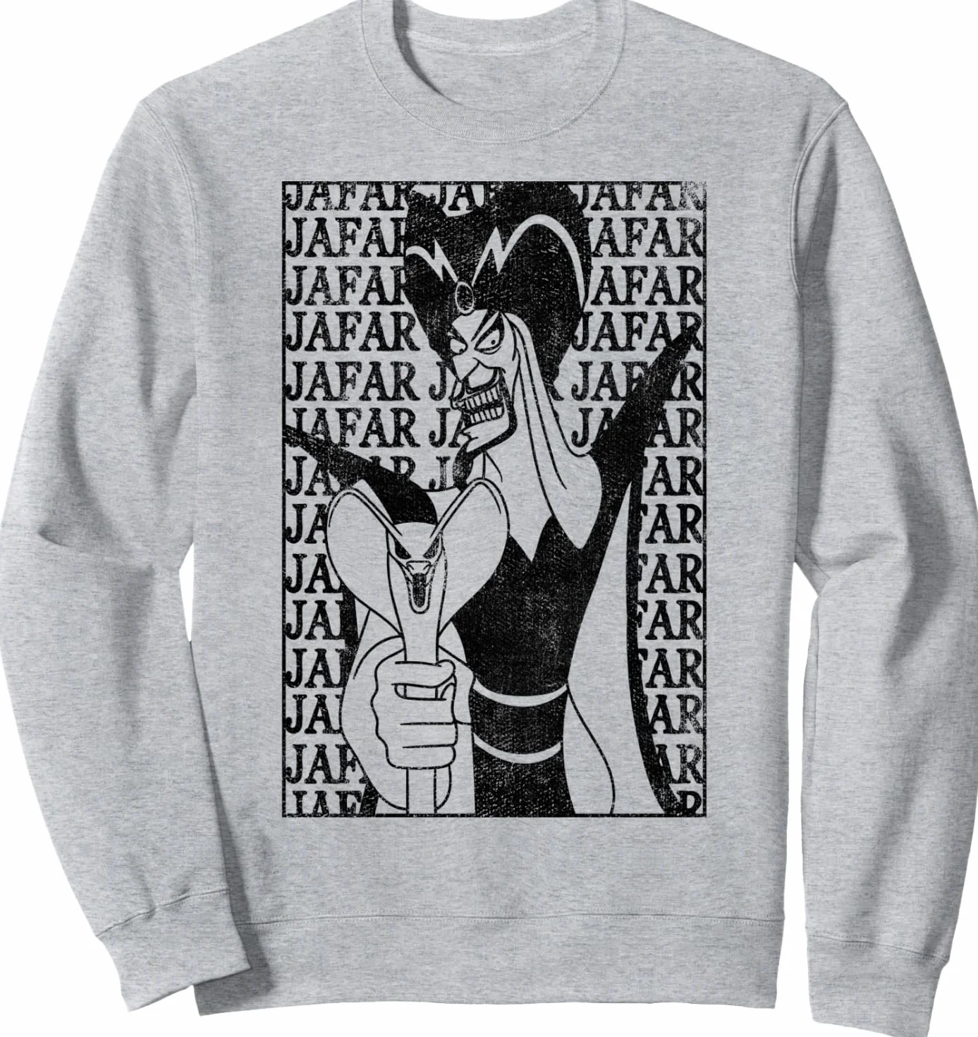 Disney Aladdin Jafar Playing Card Poster Sudadera