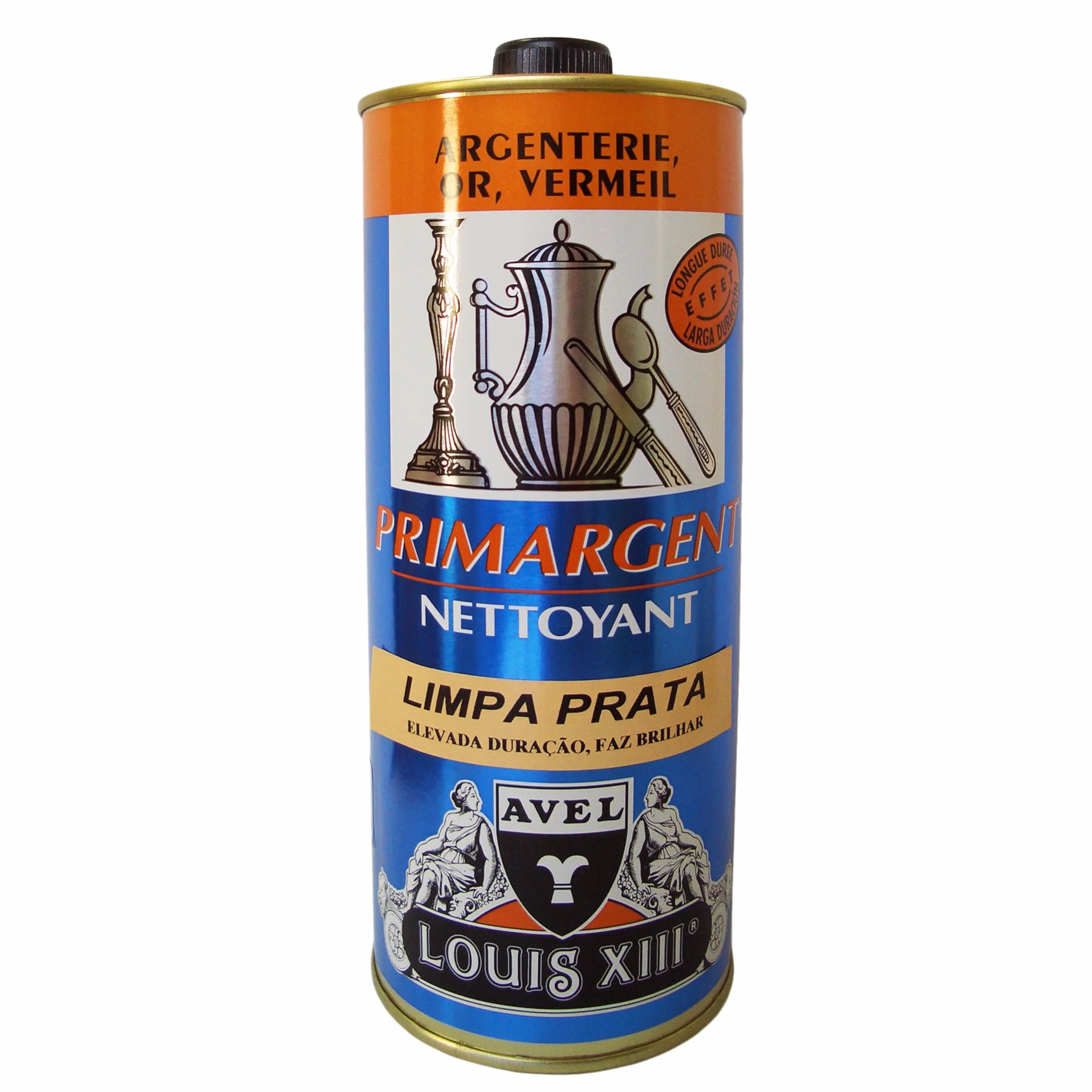 Louis XIII PRIMARGENT Limpiador de Plata 1L 1000ml – Limpia y Da Brillo a Plata y Metales Preciosos | Fórmula Profesional con Antioxidantes | Uso por Orfebres y Restauradores