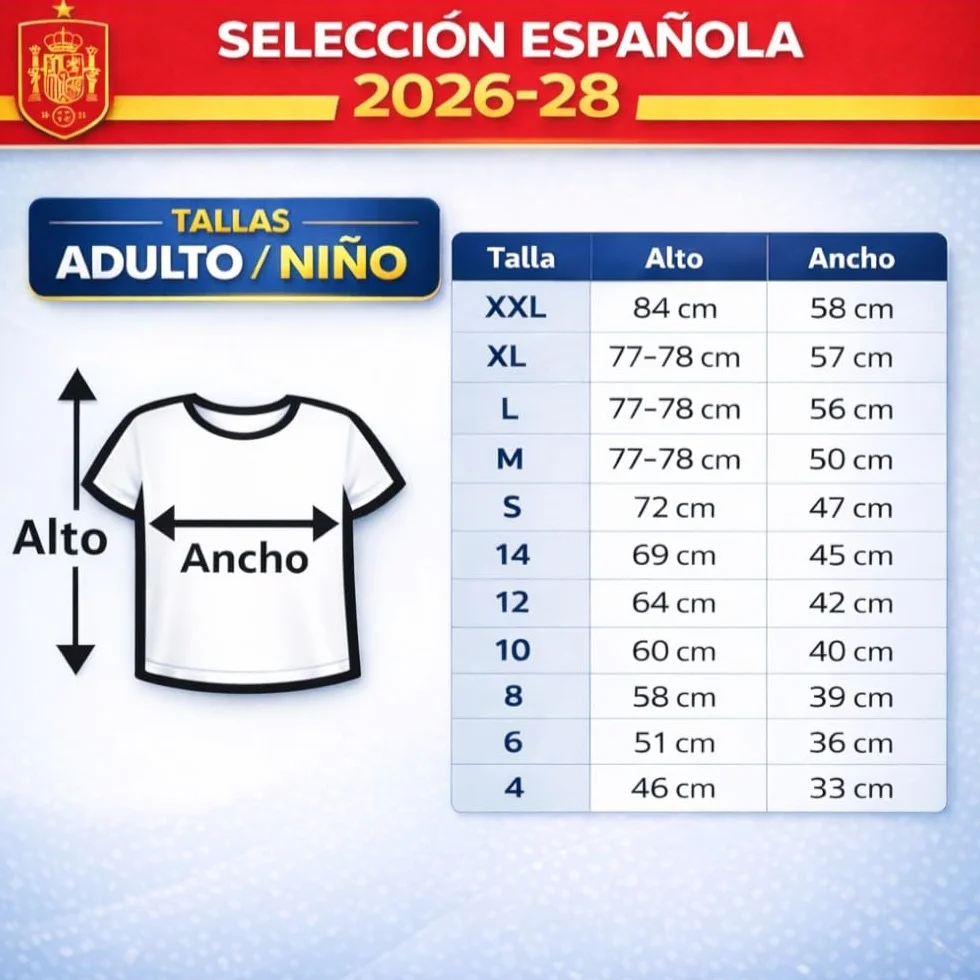 Kit España Mundial 2026-2028 | Réplica Camiseta y pantalón | Lamine Yamal 19 | Color Blanco y Granate | Conjunto fútbol para Adulto y niño