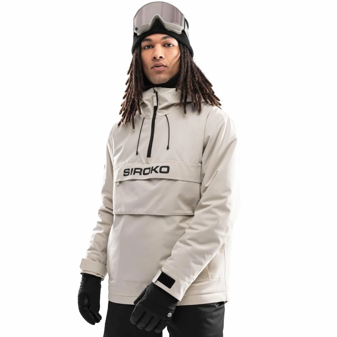 SIROKO Chaqueta de snowboard esquí y nieve W6 Eriz Beige