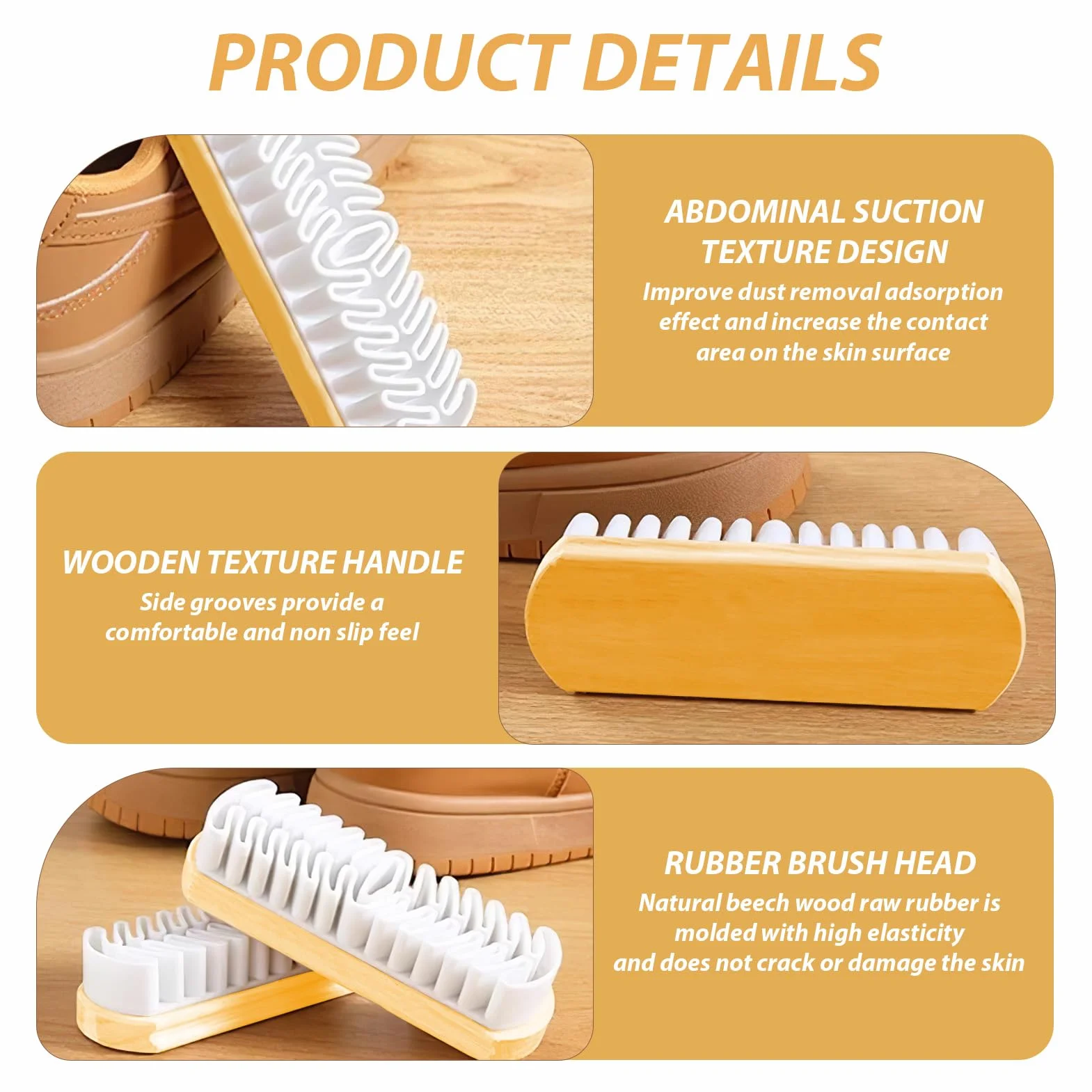 Suede Cleaner Cepillo Ante Zapatos, Juego de 2 Cepillo para Zapatos de Ante con Borrador de Limpieza, Cepillo para Limpiar Zapatos de Ante para Limpieza Protegiendo Todos los Cueros, Ante, Gamuza.