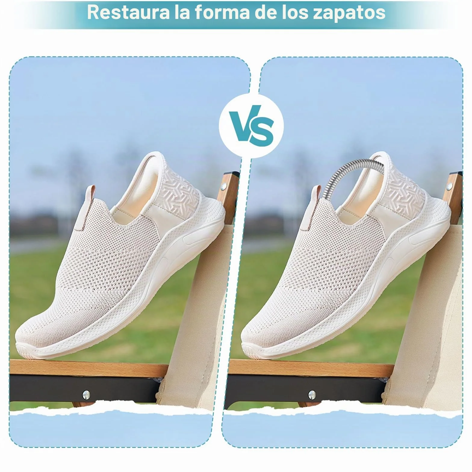 4 Pares Hormas para Zapatos Hombre, Ensanchador de Zapatos Ajustable de Resorte, Hormas Zapatos para Zapatos Casuales, Zapatos de Cuero, Talla 40-47