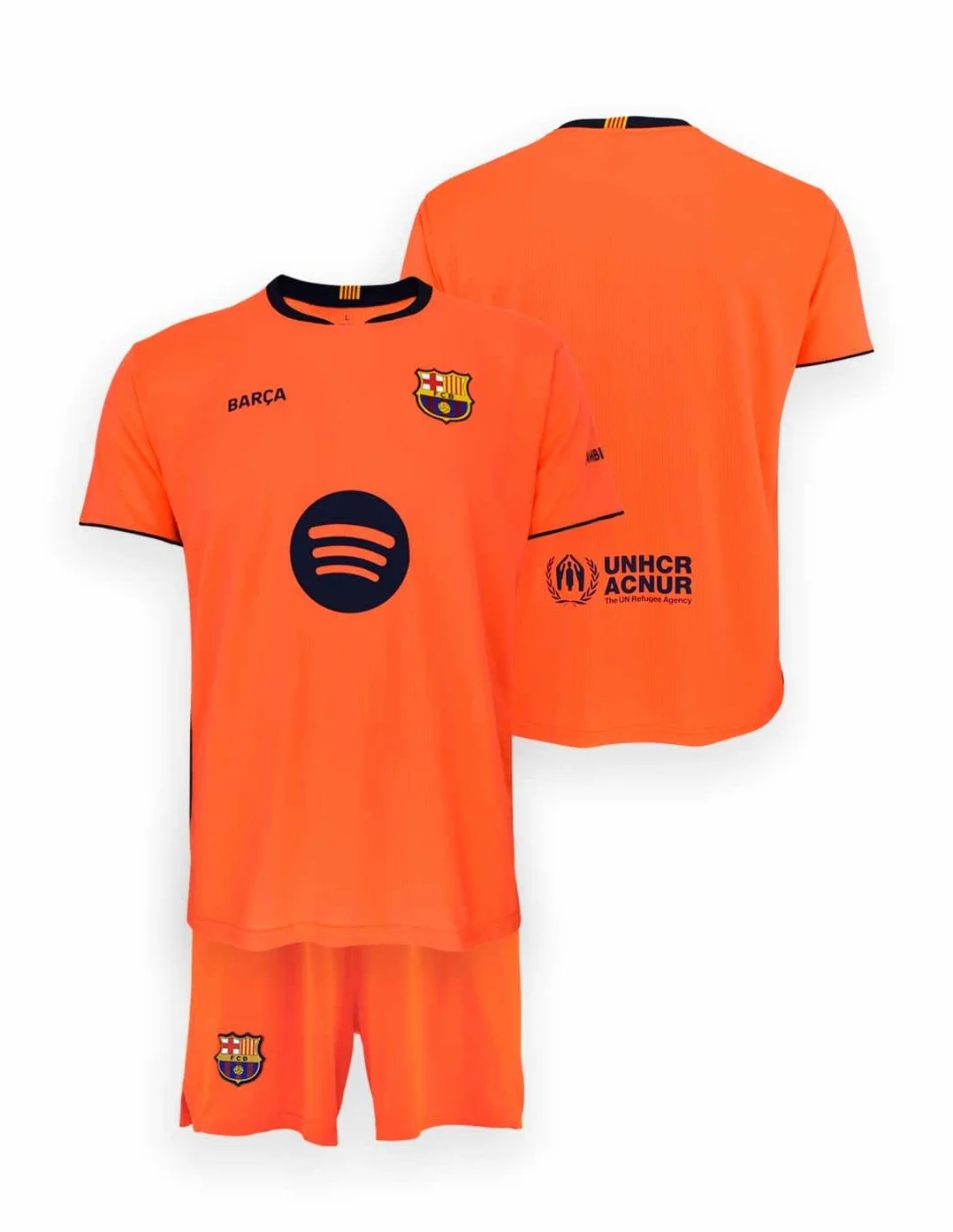 FCB Bc39 Equipación futbol Unisex niños (Pack de 2)