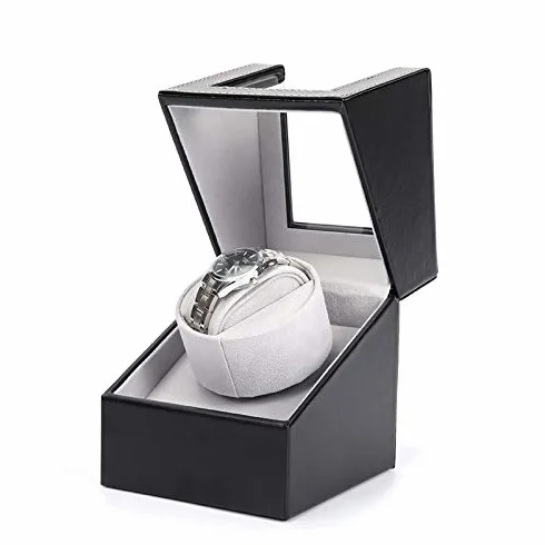 Olvy Caja giratoria para relojes automáticos, motor extremadamente silencioso