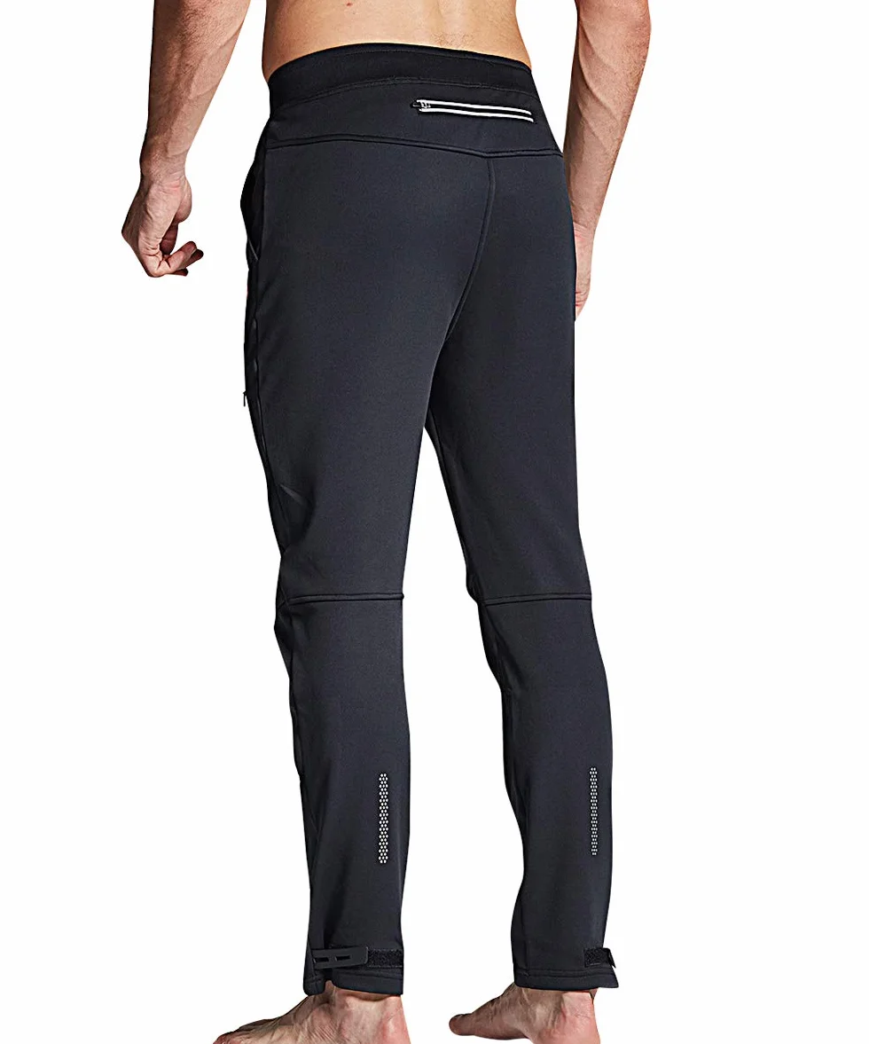 Souke Sports Pantalones Ciclismo Hombre Invierno Pantalones Largos Térmico Pantalón Chándal para Fitness, Camping, Escalada, Correr y Esquiar