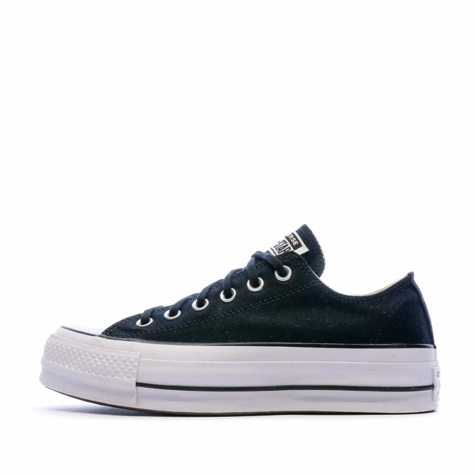 Converse Chuck Taylor All Star Lift Womens Black/White Ox Trainers-UK 6 / EU 39