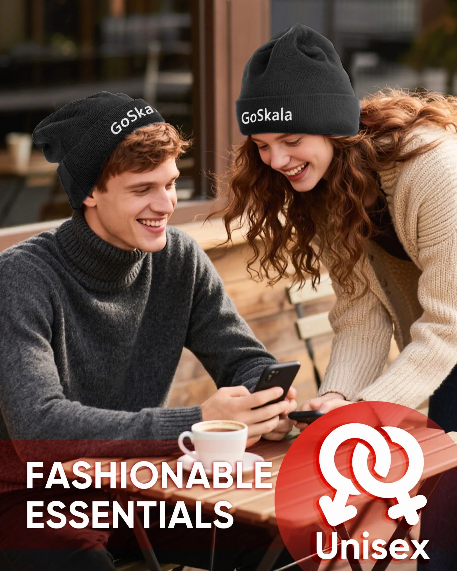 Gorro para hombre y mujer, gorro de invierno cálido, unisex, de punto, antiestático, elástico, talla única, para el frío