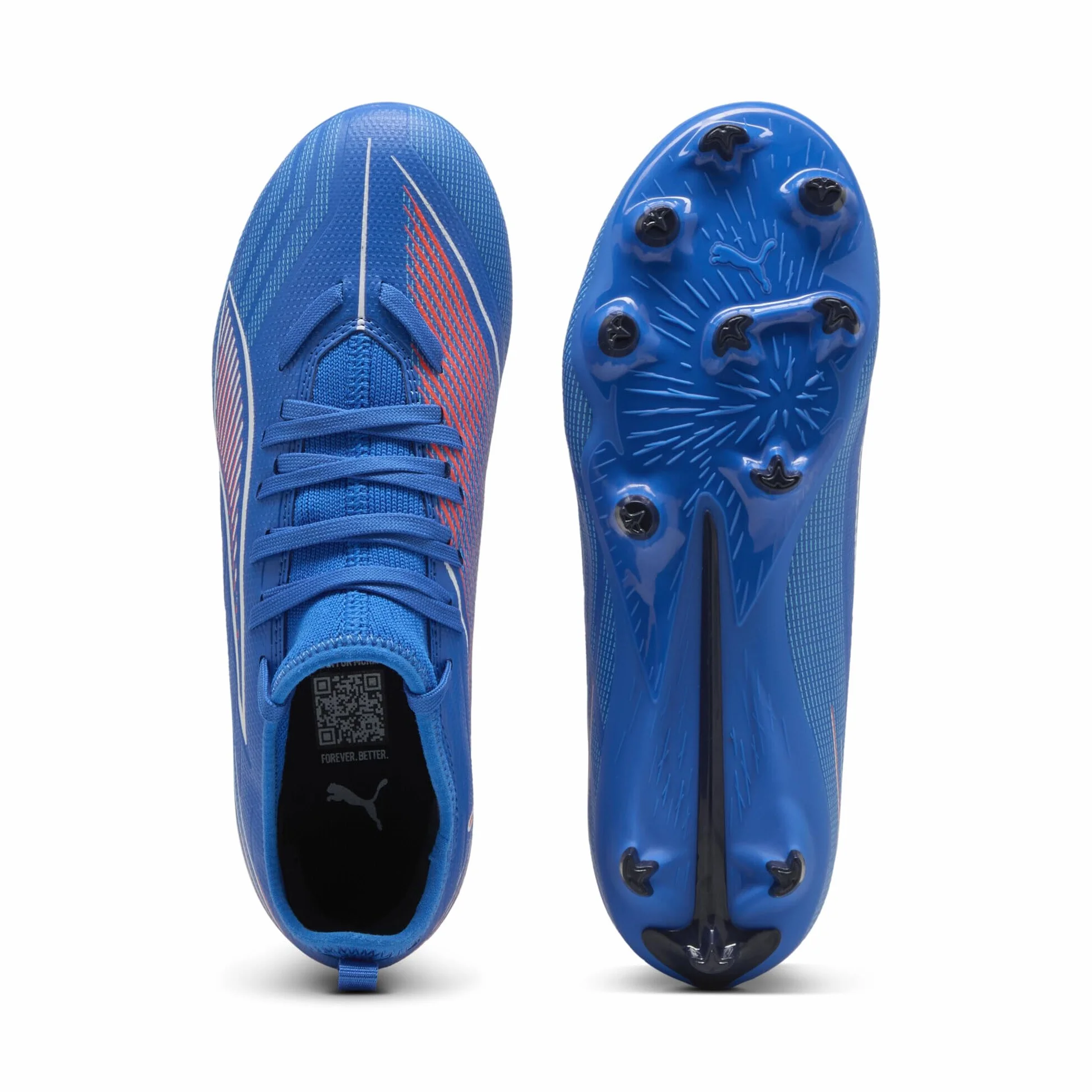 PUMA Ultra 6 Match FG/AG Jr - Tenis de fútbol Unisex para niños
