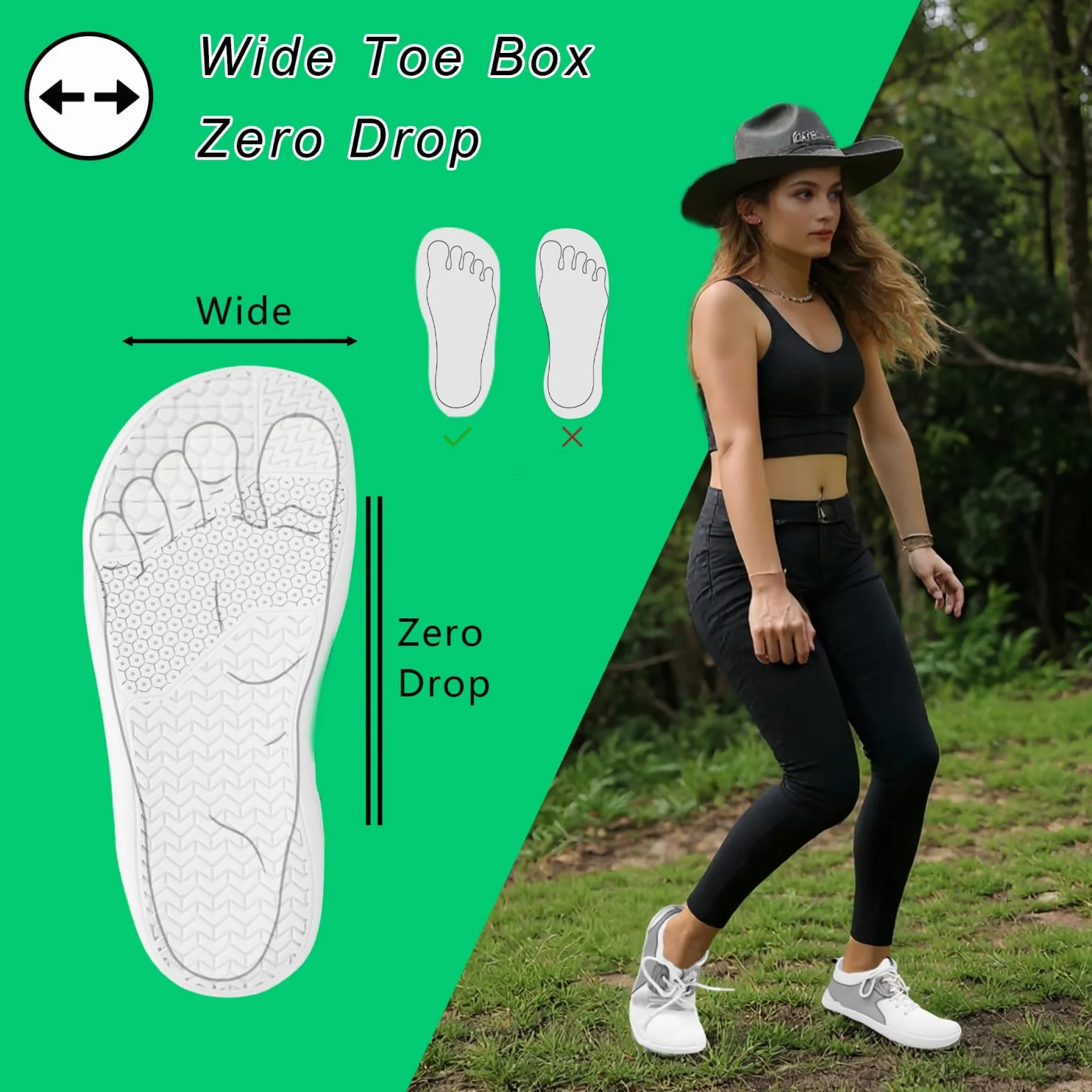 Zapatillas Barefoot Mujer Hombre Calzado Minimalista Zapatos Deportivas Casual Anchas Ligeras Antideslizante Transpirable para Primavera Verano Caminar Gym Fitness Trail