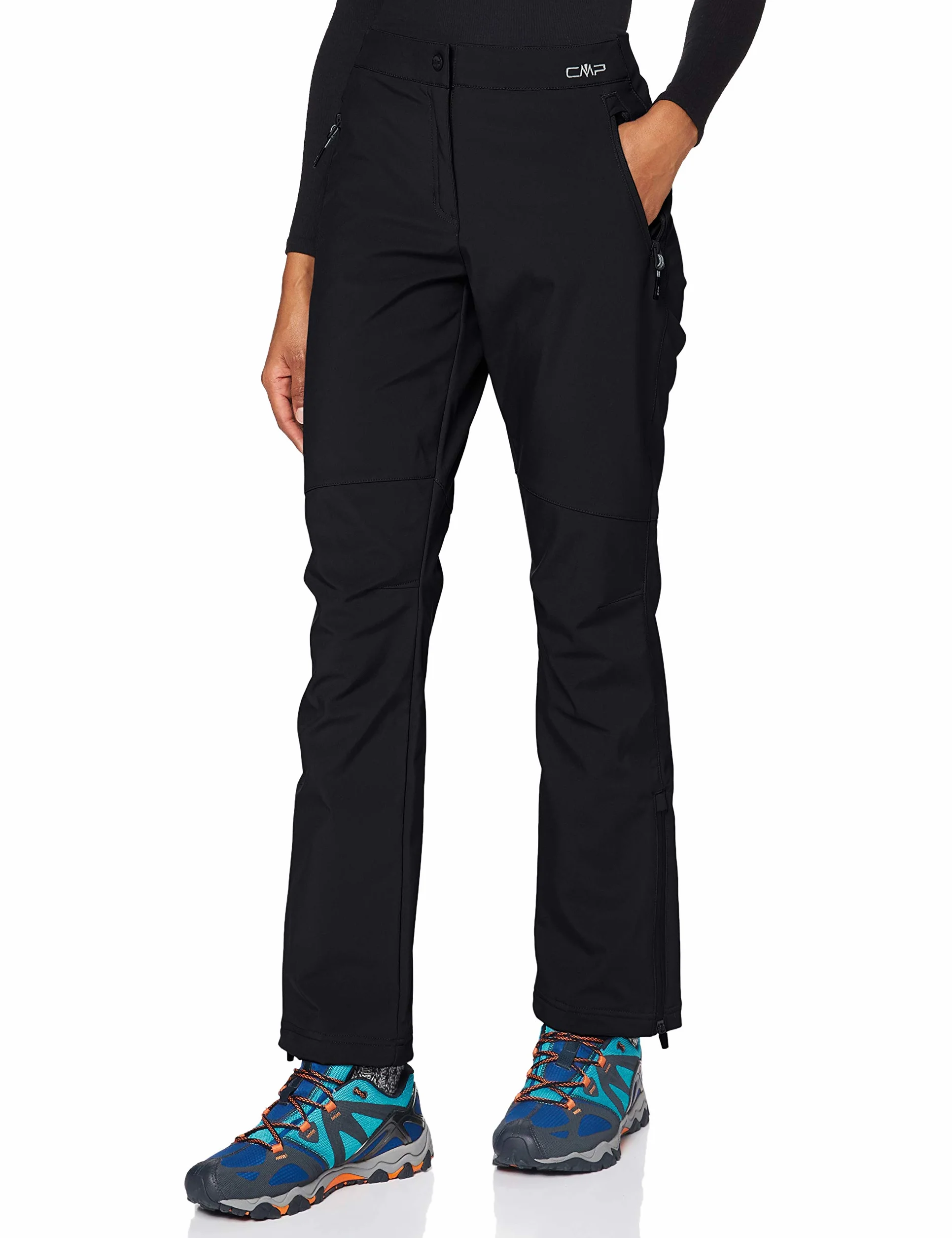 CMP Pantalón largo mujer, Negro, XXS