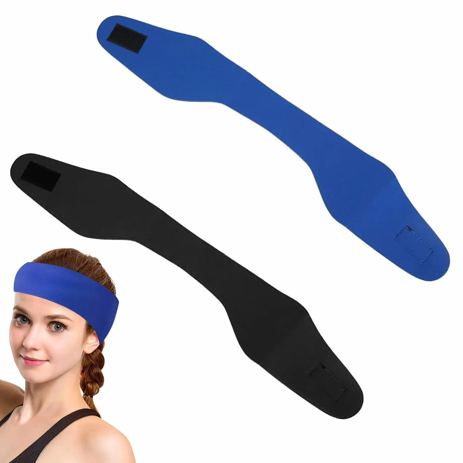 Diadema de natación para niños, diadema de neopreno ajustable, diadema de protección auditiva para piscina, banda deportiva elástica náutica para natación y surf