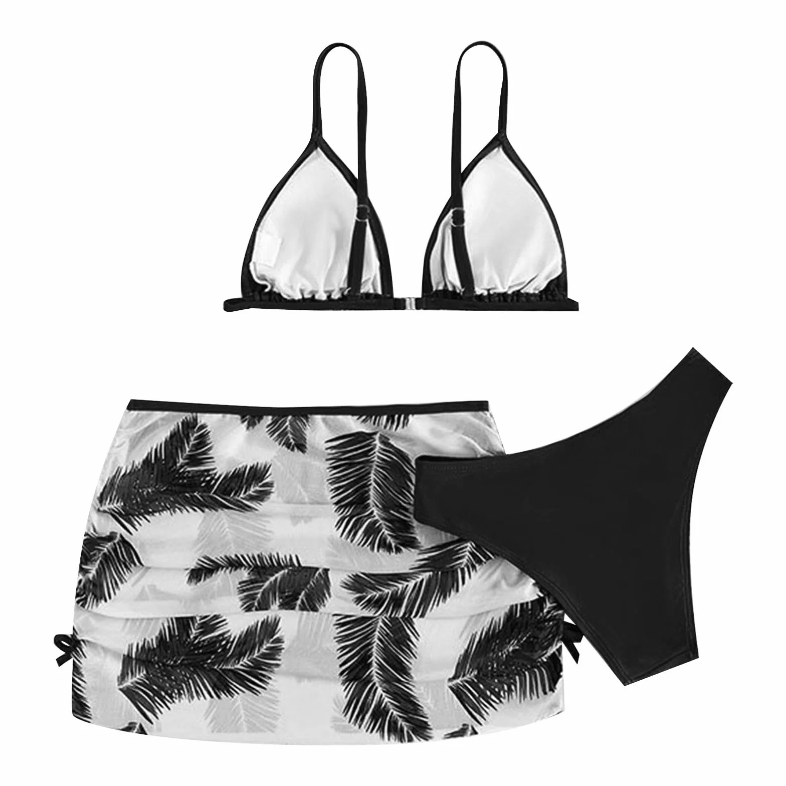 Generisch Traje de baño de dos piezas para niñas con manta de malla Rashguard, traje de baño para adolescentes