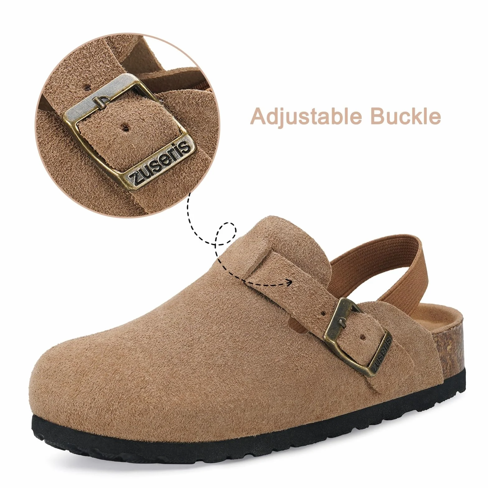 Zuecos Niña Pantuflas Unisex Niños Mulas Ajustables Sandalias Jardín Zapatillas de Estar