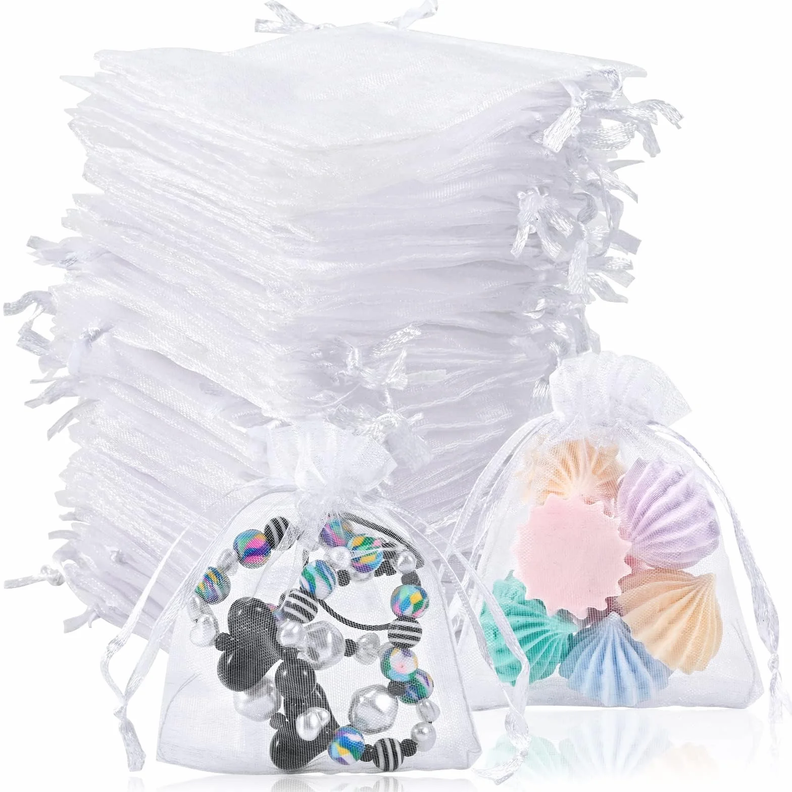80PCS Bolsitas para Regalos, 7x9cm Bolsas de Organza Bolsas Regalo Pequeñas Organza de Lavanda Bolsas Pequeñas para Regalos Envoltura de Joyas con Cordón para Boda Favores Joyas y Dulces