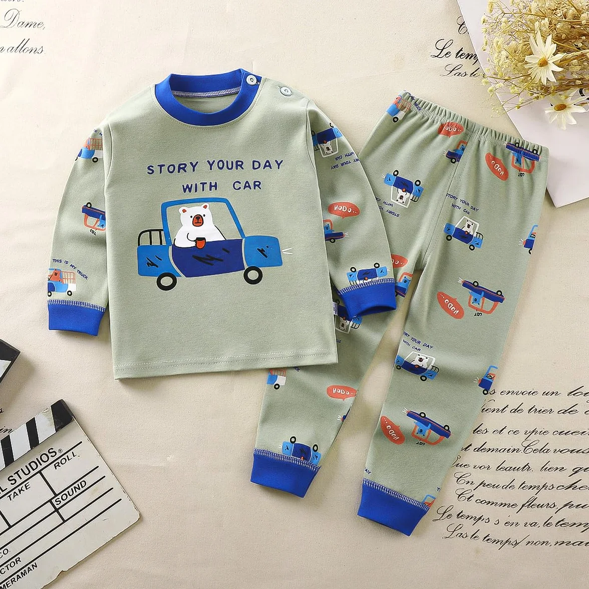 Conjunto Térmico para Niños Capa Base 3, Parte Superior e Inferior, Ropa Interior Larga y Calzoncillos Largos