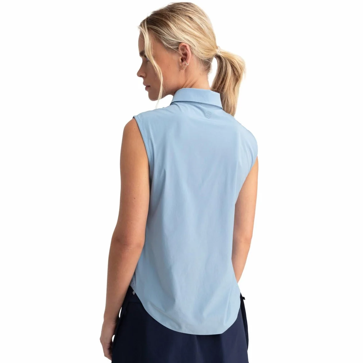 SIROKO Polo técnico sin Mangas Golf Llorea Blue Azul