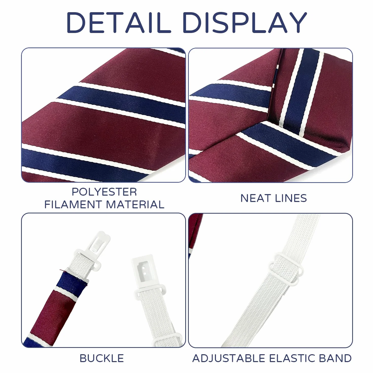 2 Corbata Para Niños, Corbata De Patrulla Clásica, Accesorios De Ropa, Adecuados Para Ceremonias, Actuaciones, Bodas.
