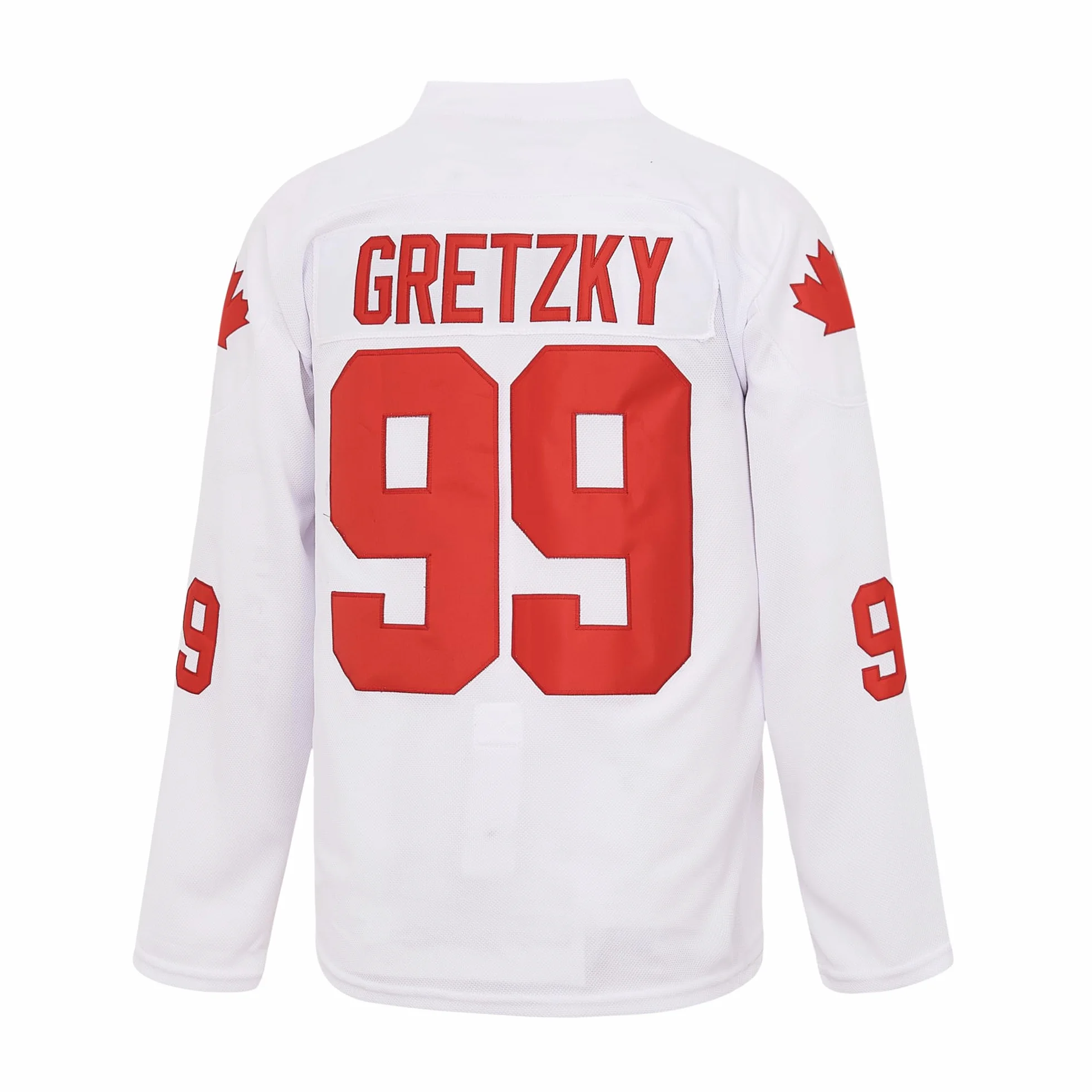 Camiseta de Hockey sobre Hielo para Hombre 1991 Team Canada Coupe Cup, #99 Gretzky White, Large