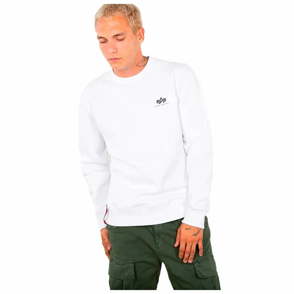 Alpha Industries Basic Sweater Small Logo Sudadera Hombre (Pack de 1)