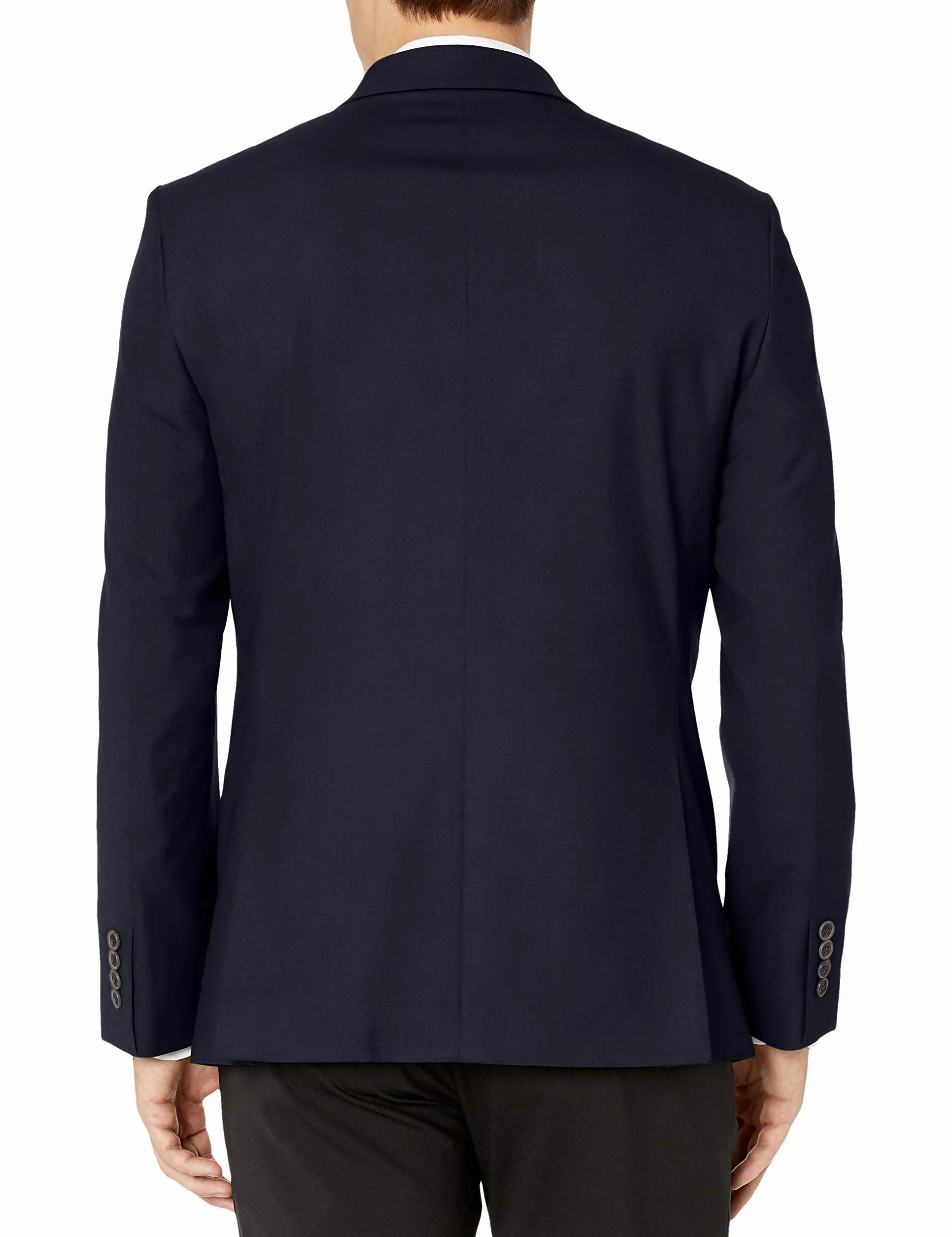 Amazon Essentials Blazer Elegante e Informal de Manga Larga, Corte Clásico, con Botones en la Parte Delantera y Tejido Elástico Hombre