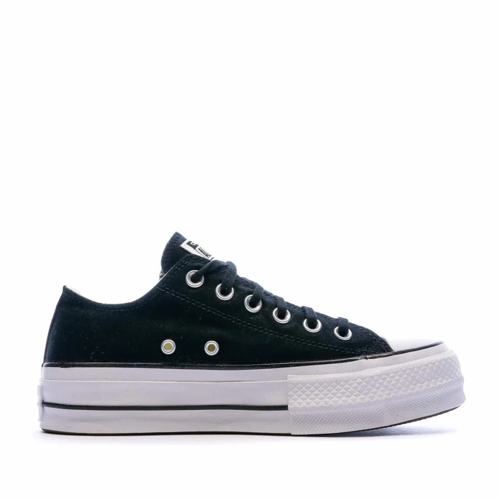 Converse Chuck Taylor All Star Lift Womens Black/White Ox Trainers-UK 6 / EU 39