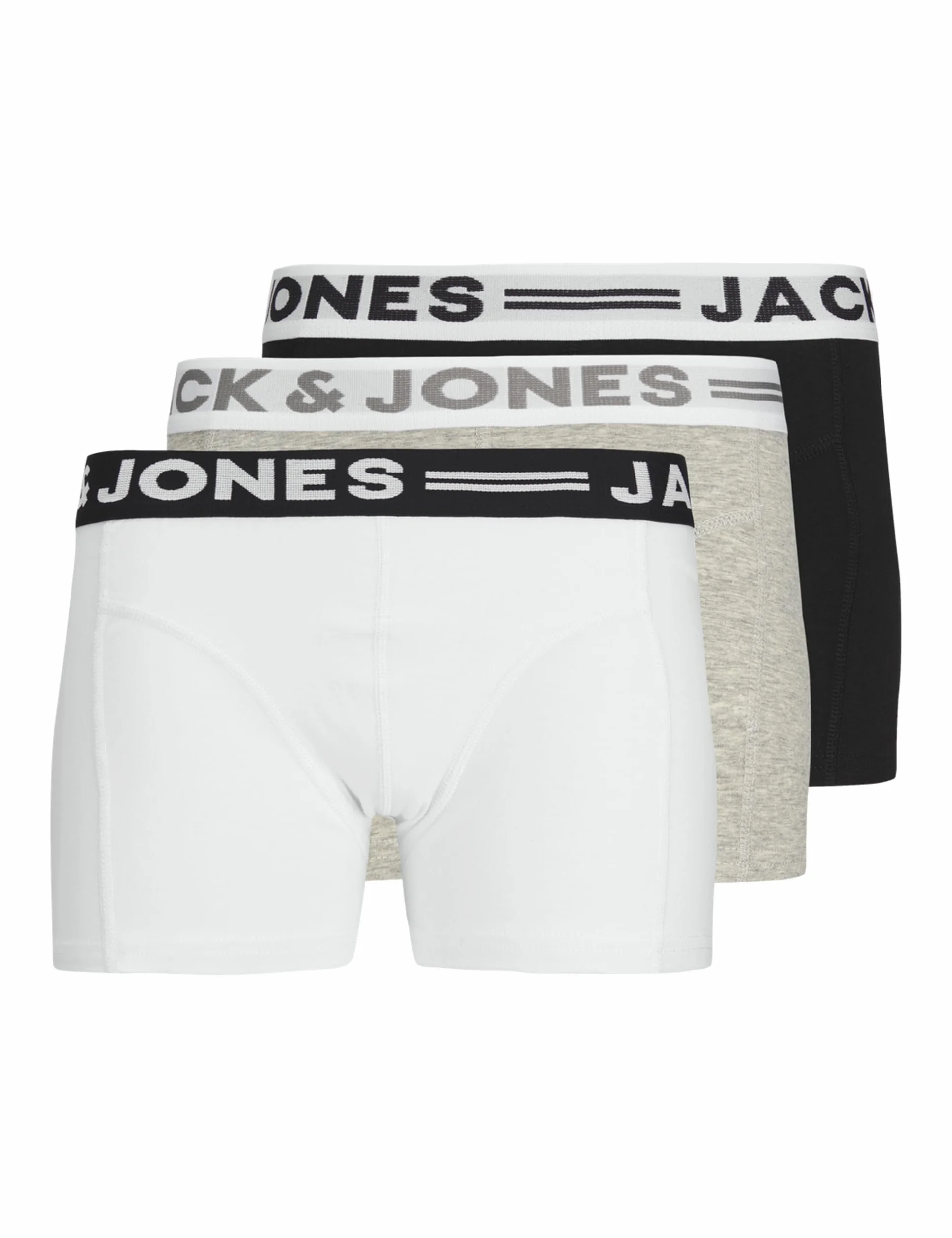 Jack & Jones Jacbase Microfiber Trunks 3-Pack Noos Bxer Hombre (Pack de 3)