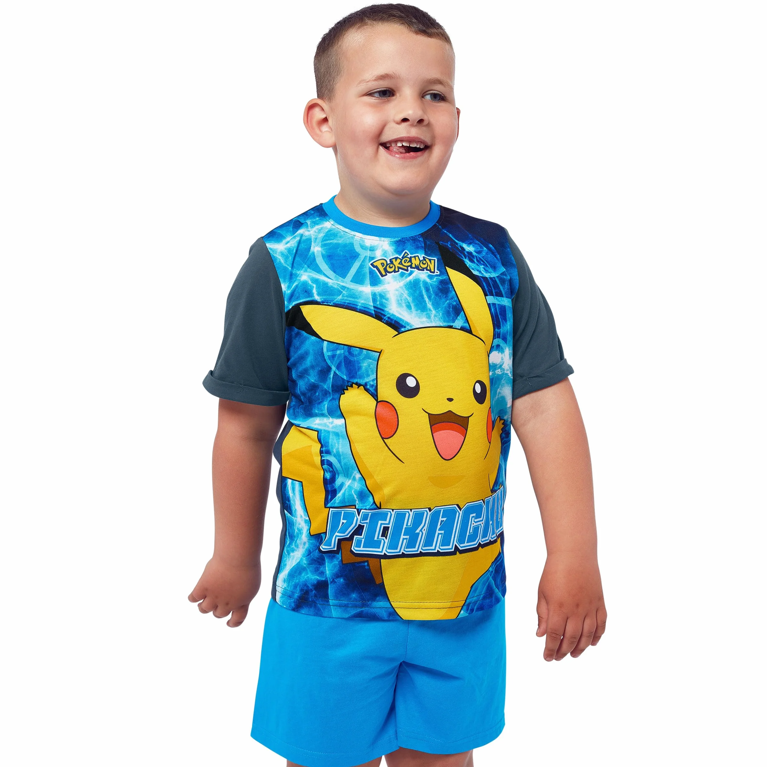 Pokemon Pijama Niño | Pijama Corta Pikachu | Pijamas niño Verano